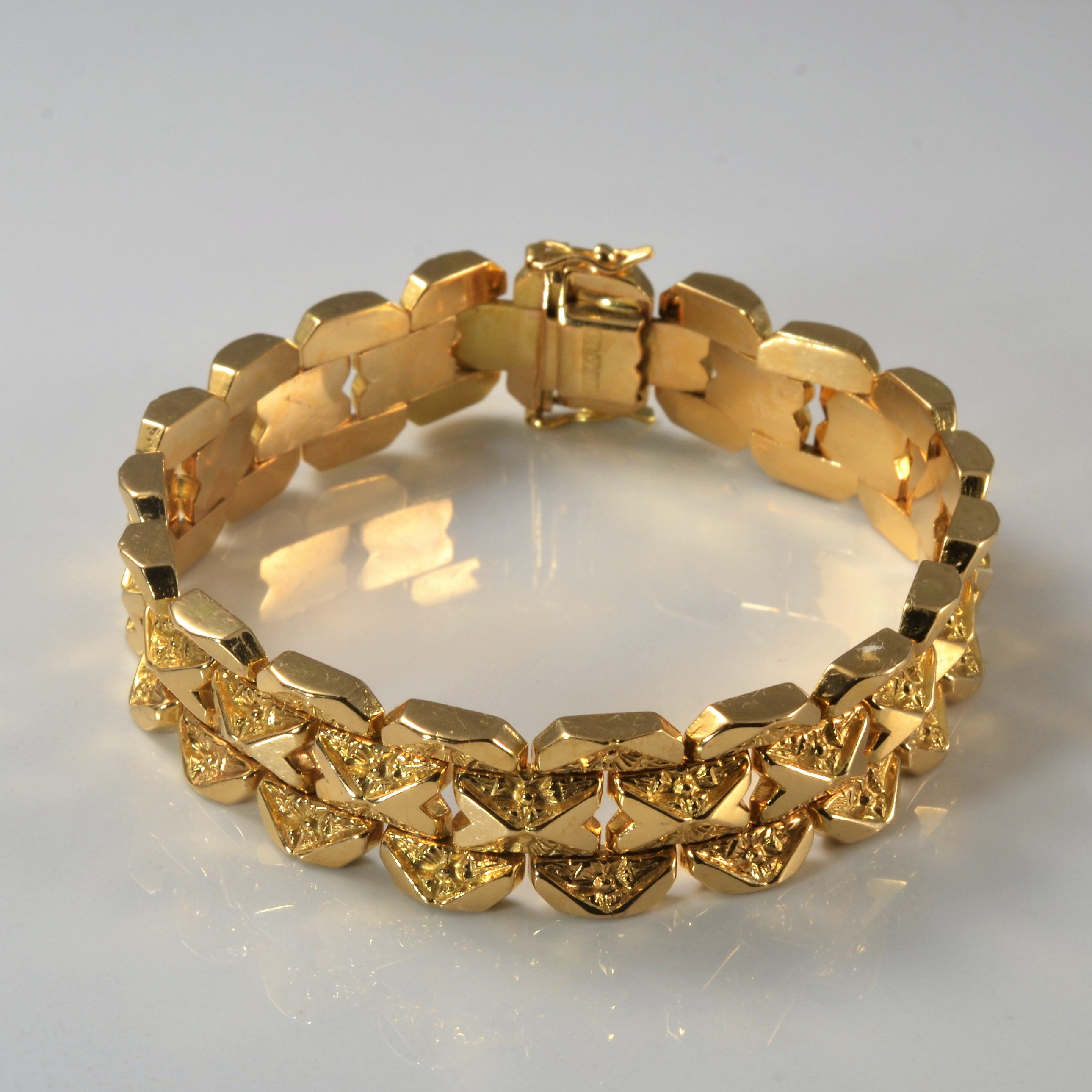 Bracelet à maillons entrelacés | 7,5" |