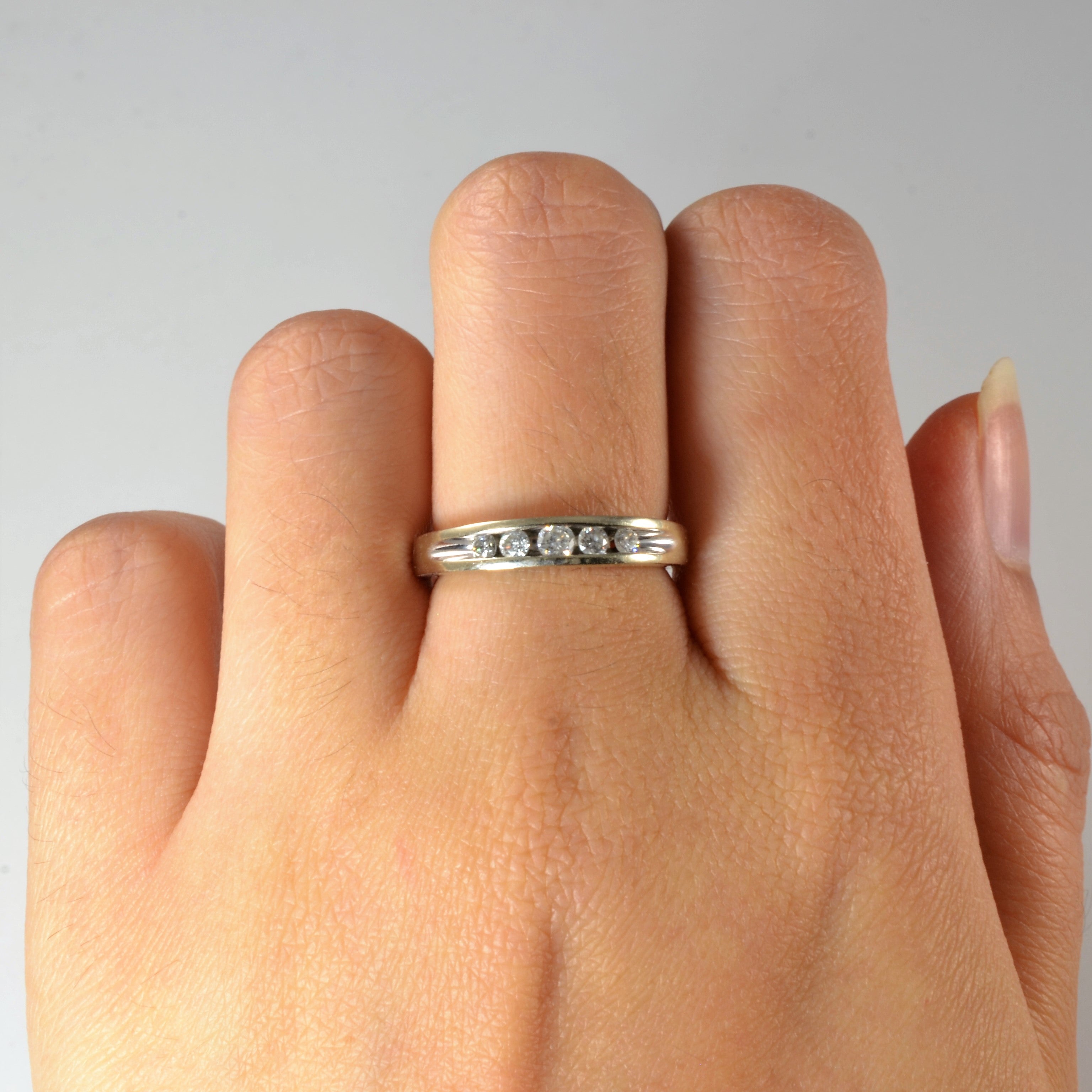 Channel Set Diamond Band | 0.28ctw | SZ 6 |