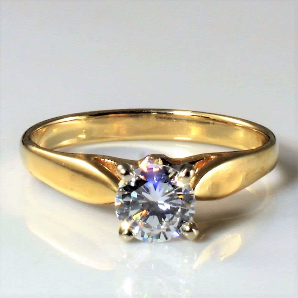 Solitaire Diamond Engagement Ring | 0.53 ct, SZ 6 |