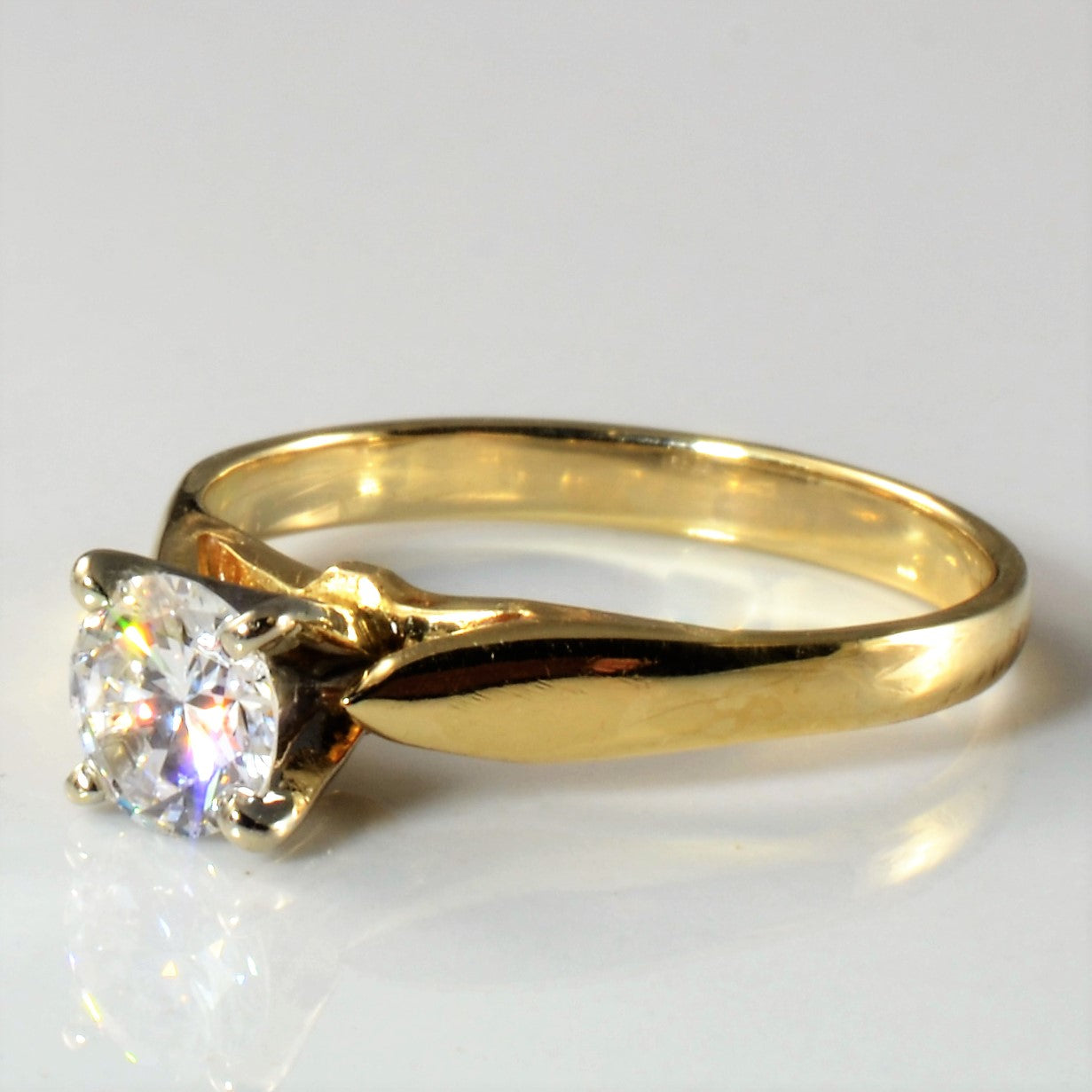Solitaire Diamond Engagement Ring | 0.53 ct, SZ 6 |