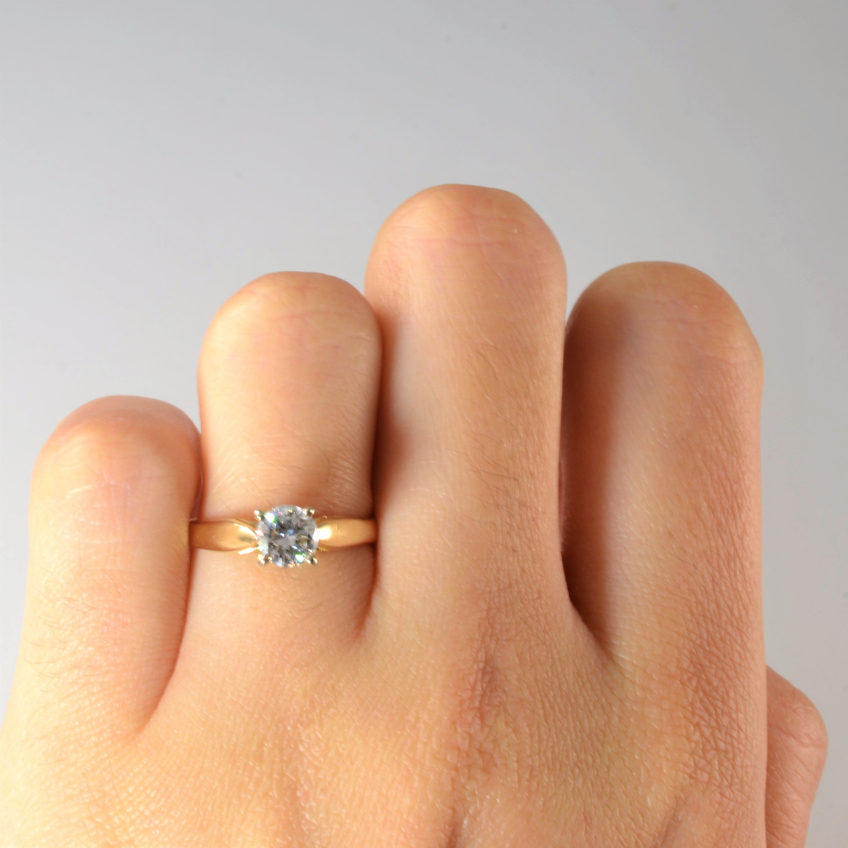 Solitaire Diamond Engagement Ring | 0.53 ct, SZ 6 |