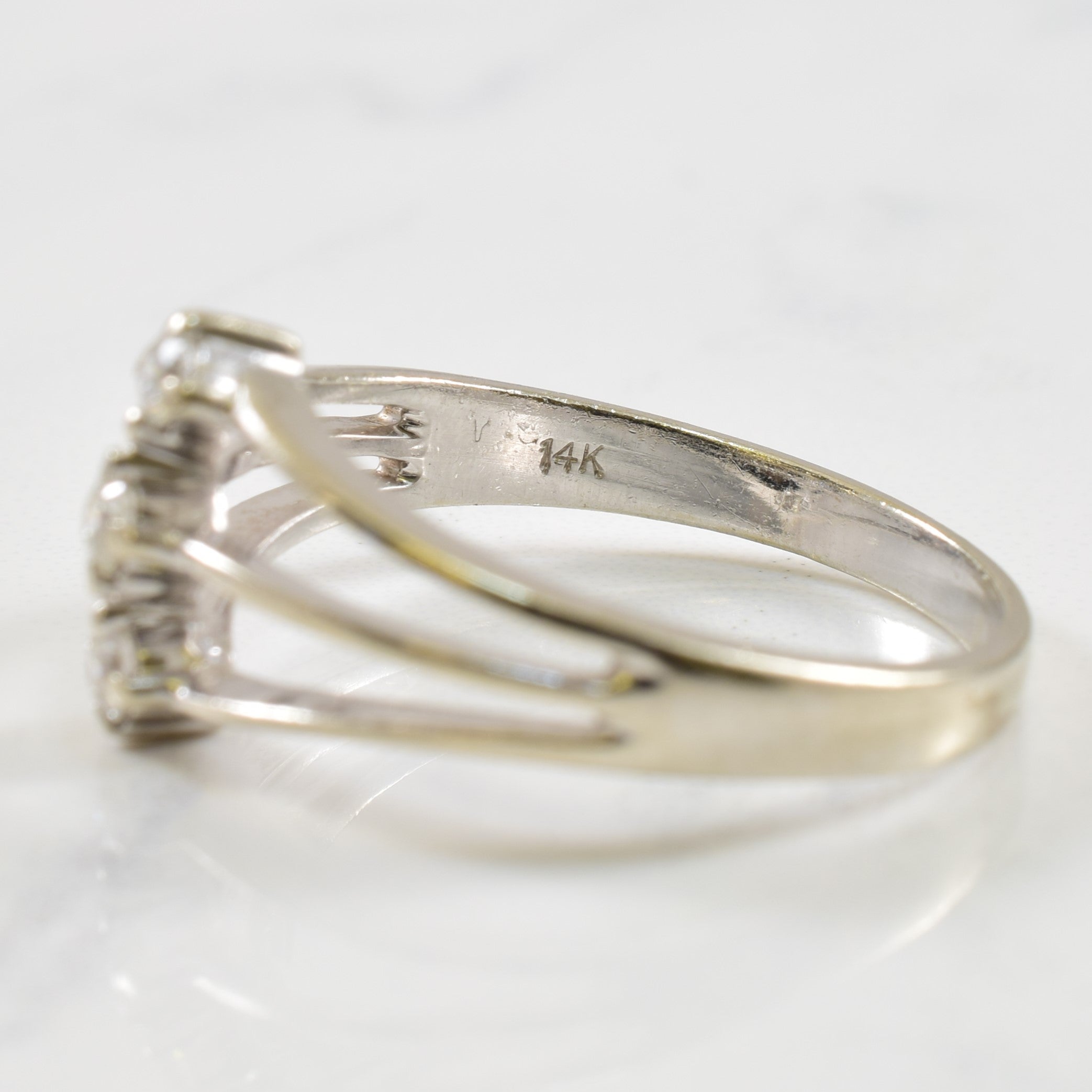 Open Work Diamond Ring | 0.12ctw | SZ 7.5 |