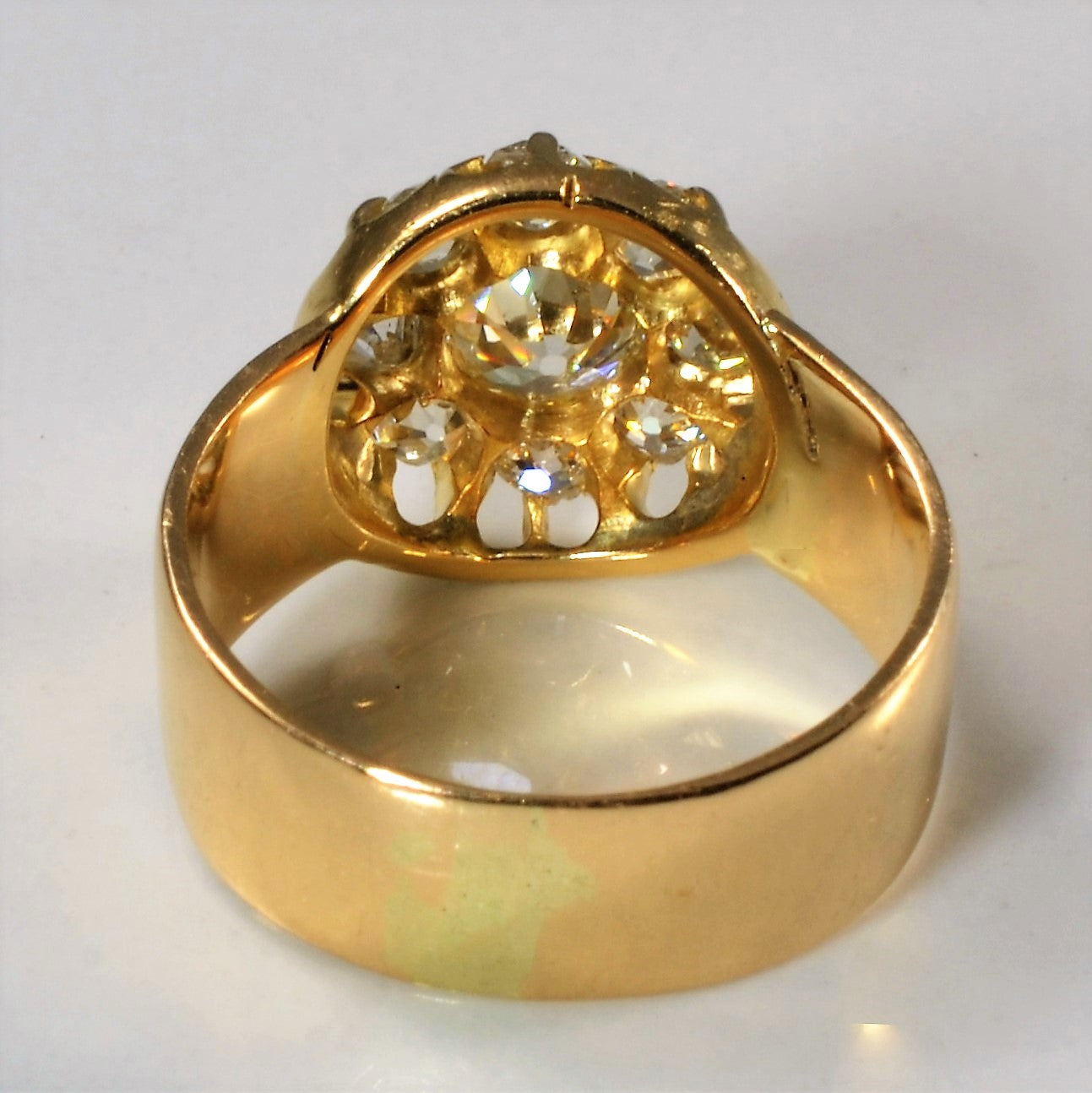 Old Mine Cut Diamond Halo Ring | 1.14ctw | SZ 5.75 |