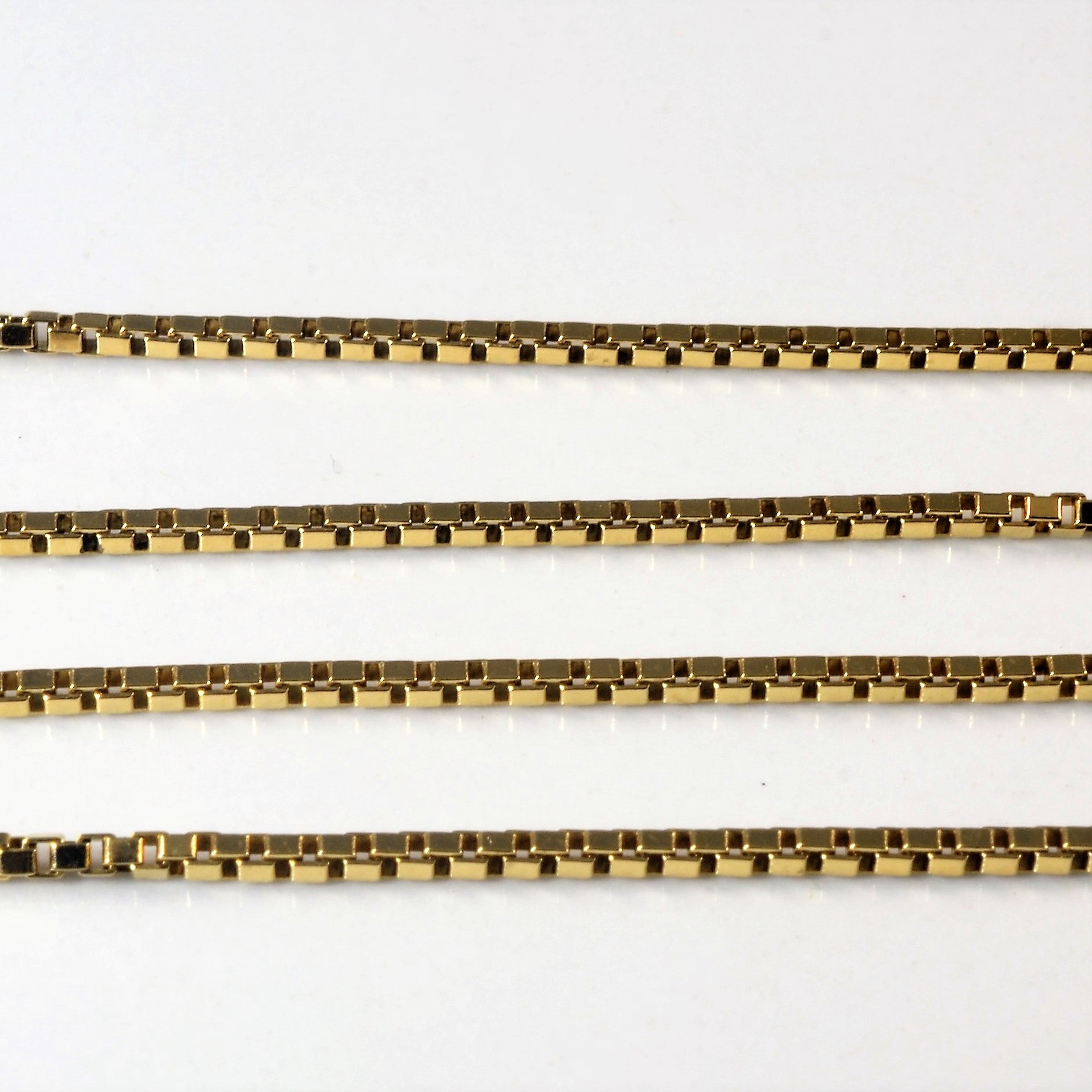 14k Yellow Gold Box Chain | 13" |