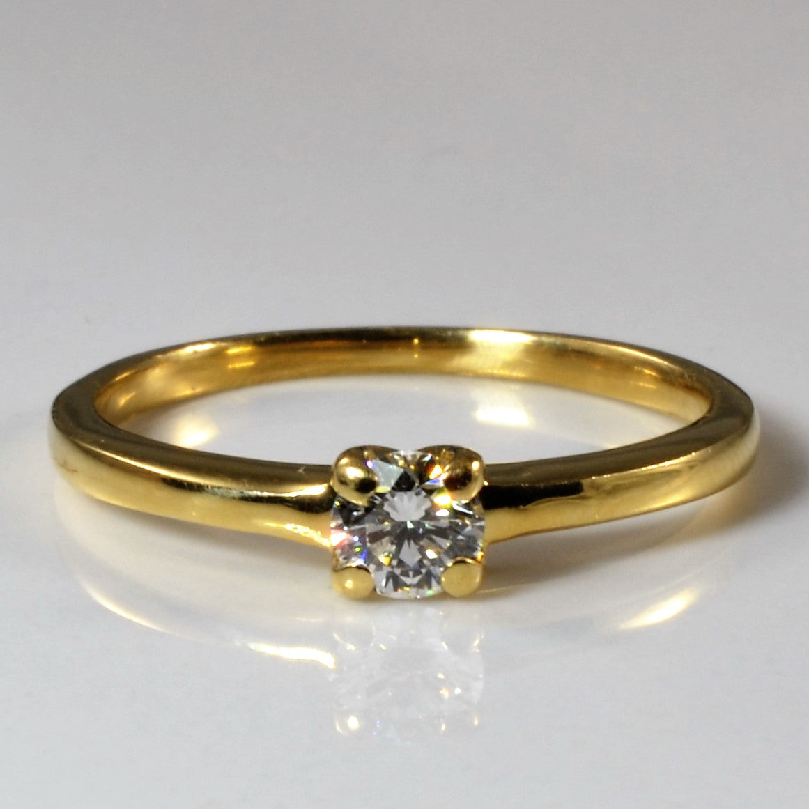 Solitaire Diamond Ring | 0.21ct | SZ 6 |