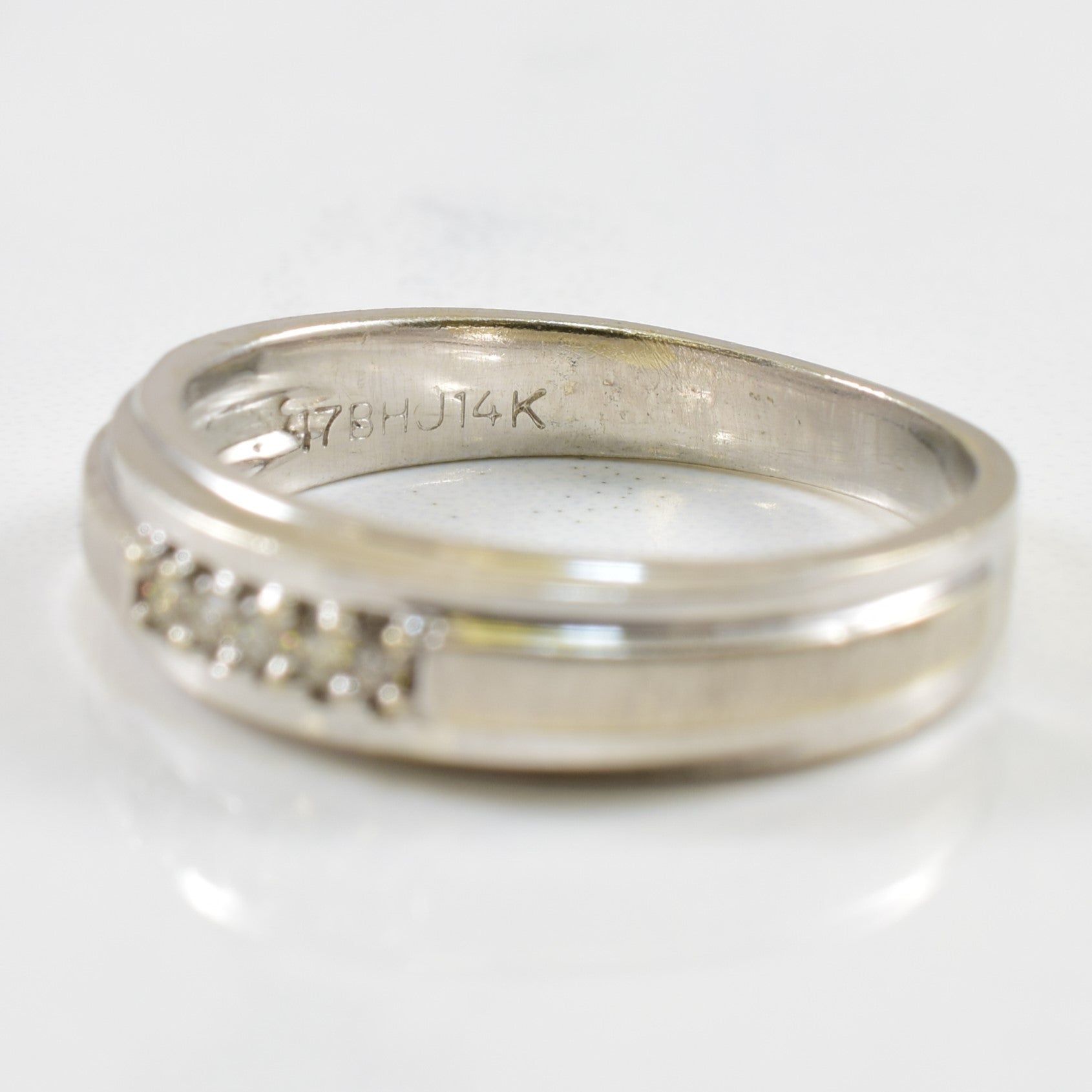 Pave Set Diamond Band | 0.05ctw | SZ 4.5 |
