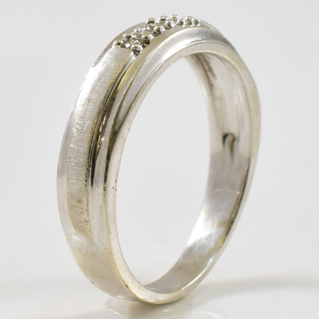 Pave Set Diamond Band | 0.05ctw | SZ 4.5 |