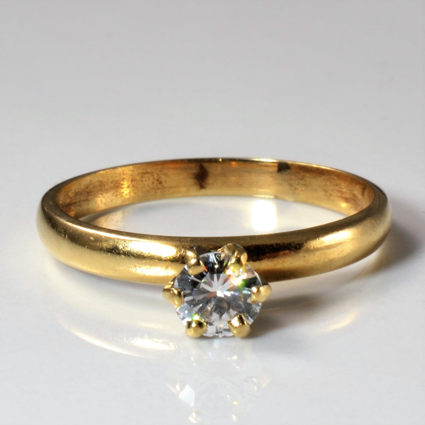 Six Prong Solitaire Diamond Engagement Ring | 0.50ct | SZ 10 |