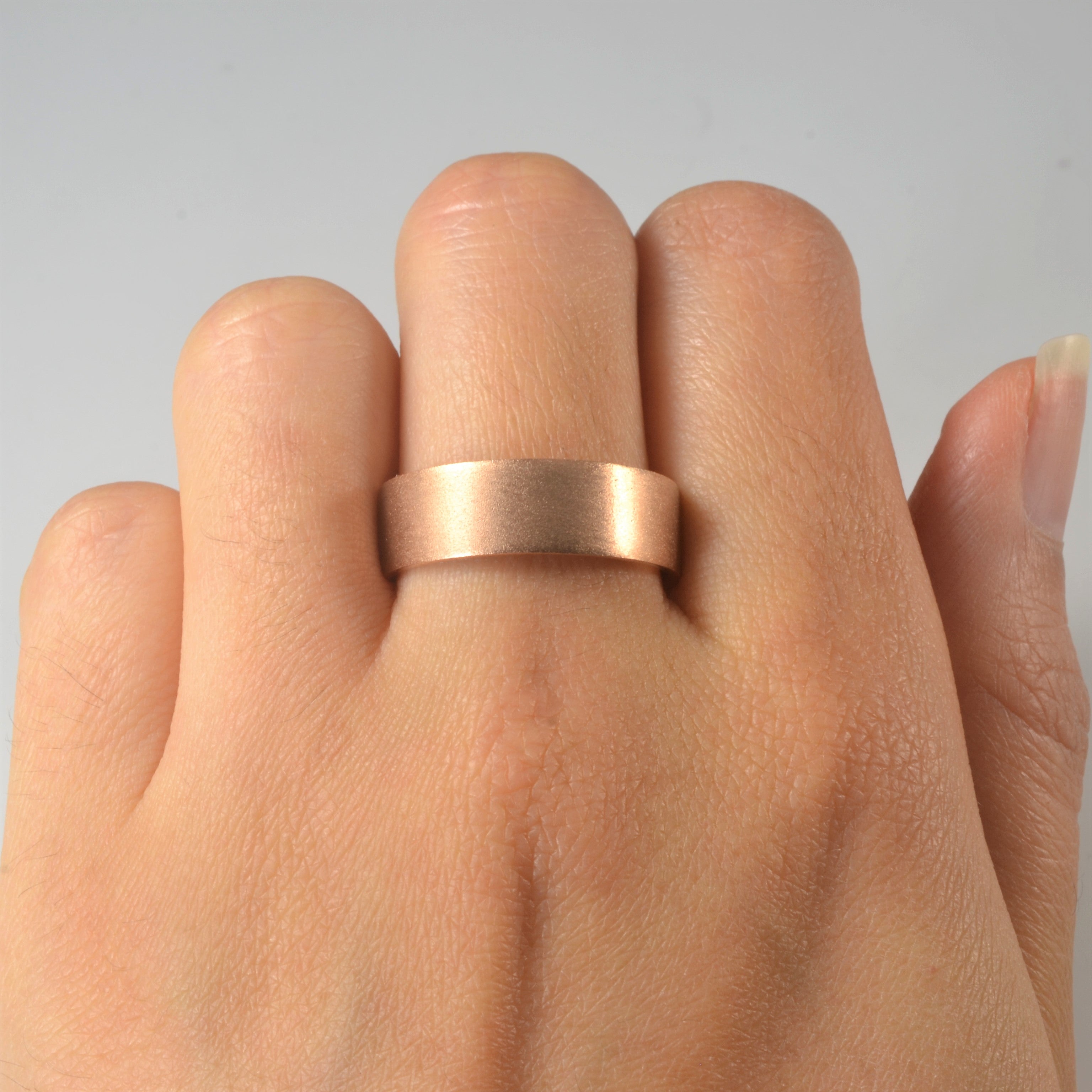 Brushed Rose Gold Band | SZ 10 |