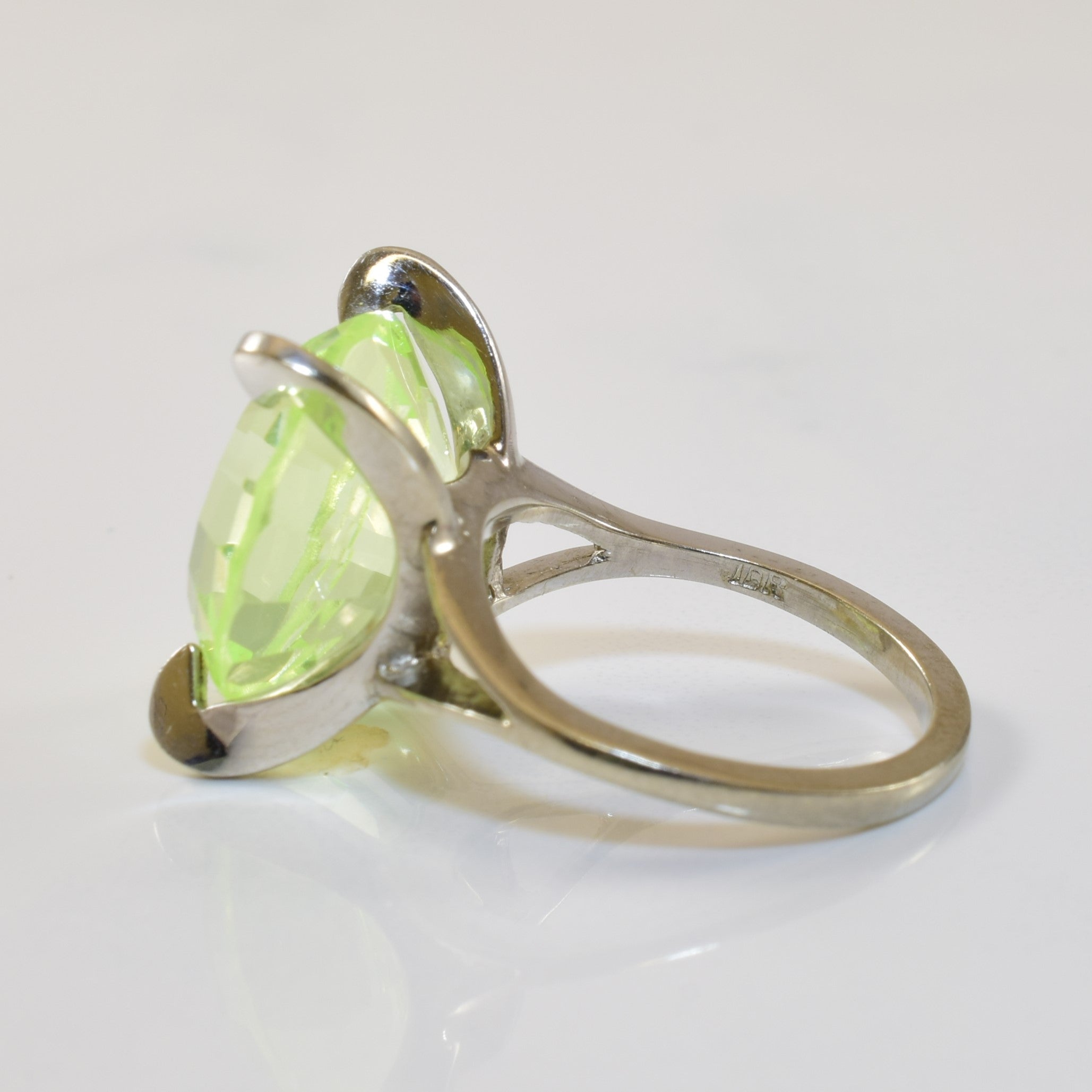 Large Synthetic Spinel Cocktail Ring | 14.00ct | SZ 6.25 |