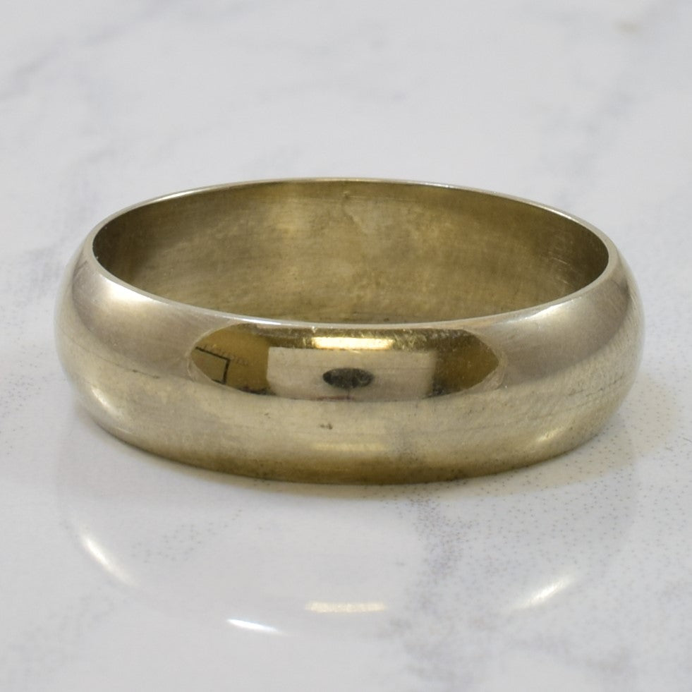 White Gold Band | SZ 10 |