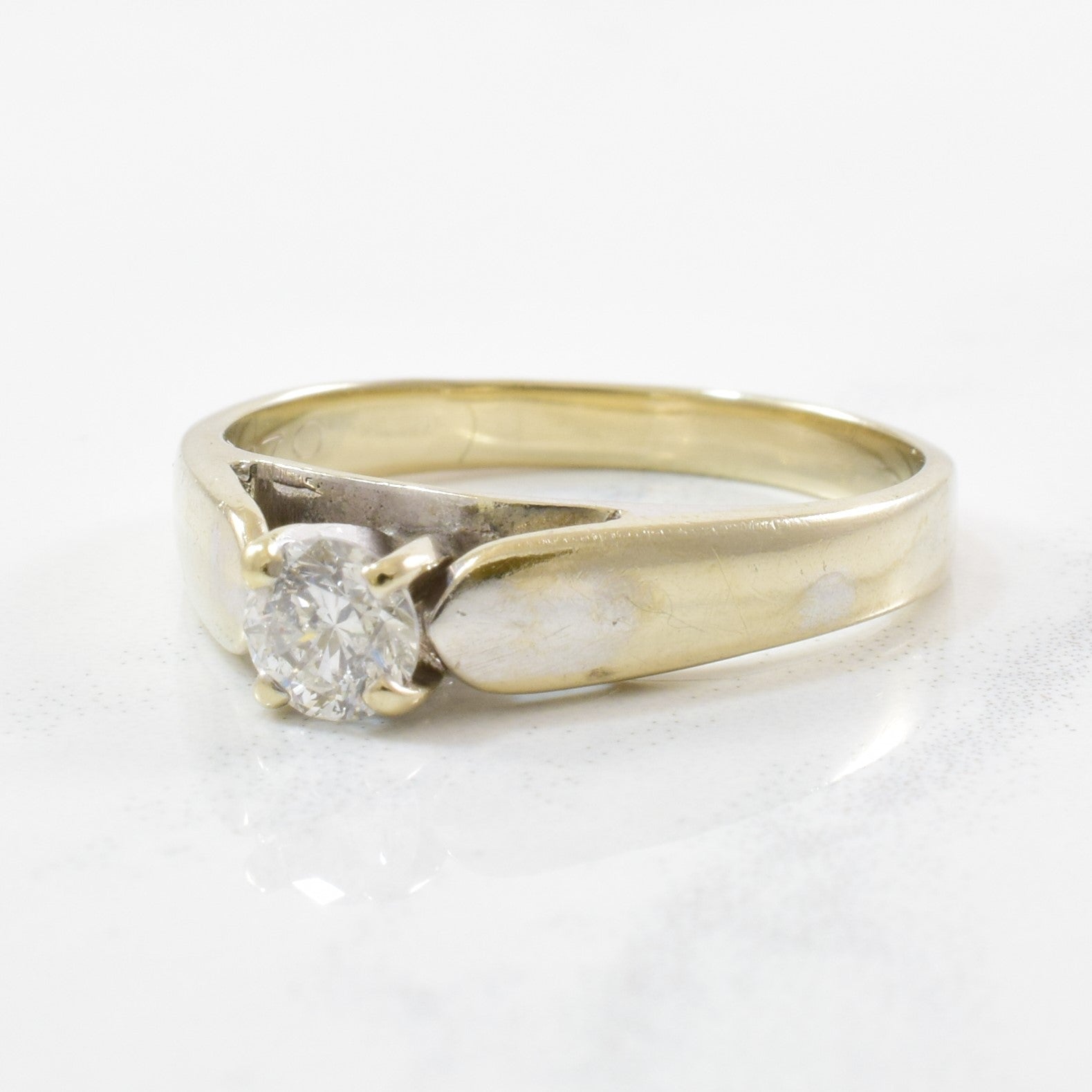 Diamond Solitaire Engagement Ring | 0.33ct | SZ 6.5 |