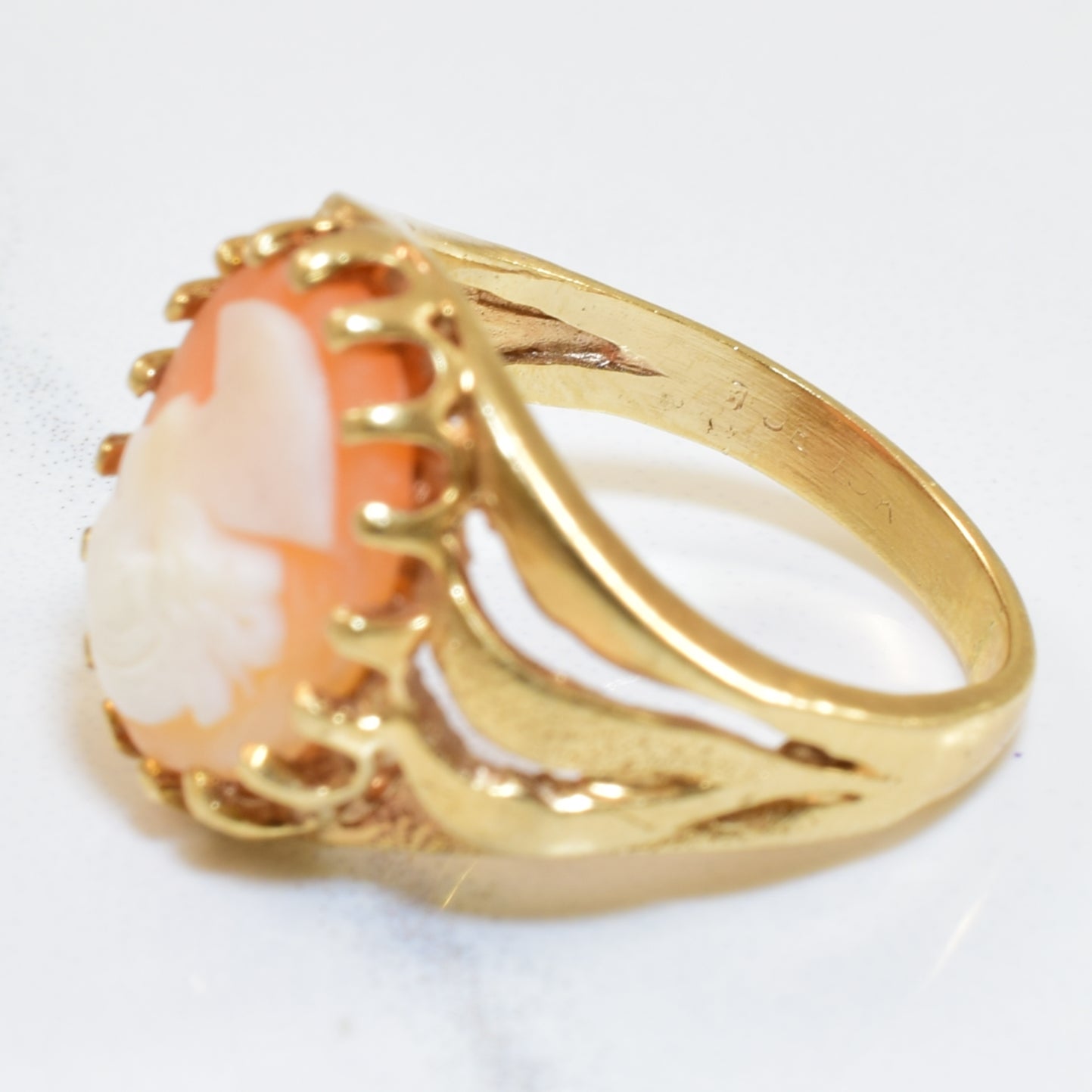 Tapered Cameo Ring | 2.20ct | SZ 5.25 |