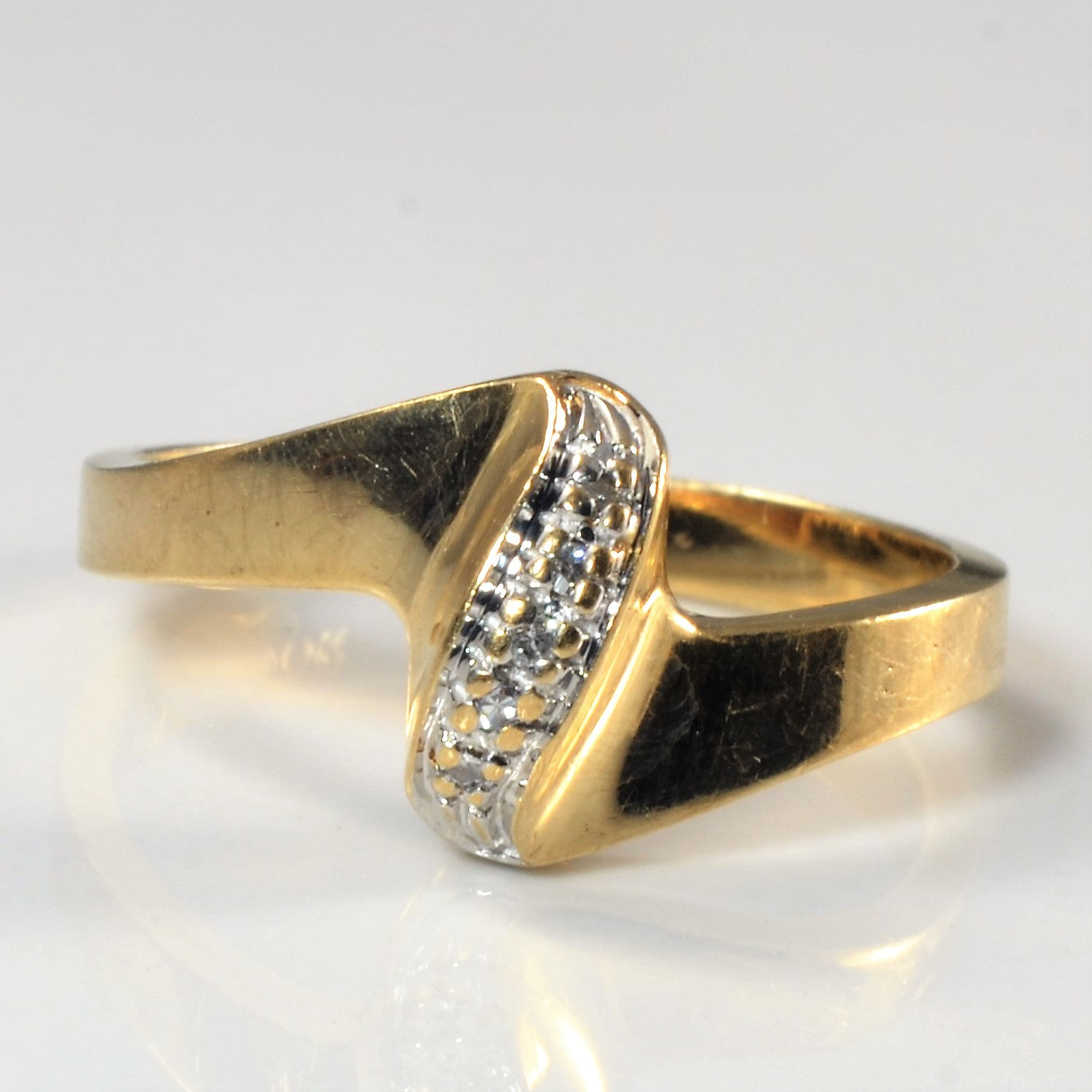 Bypass Diamond Ring | 0.025ctw | SZ 6.5 |