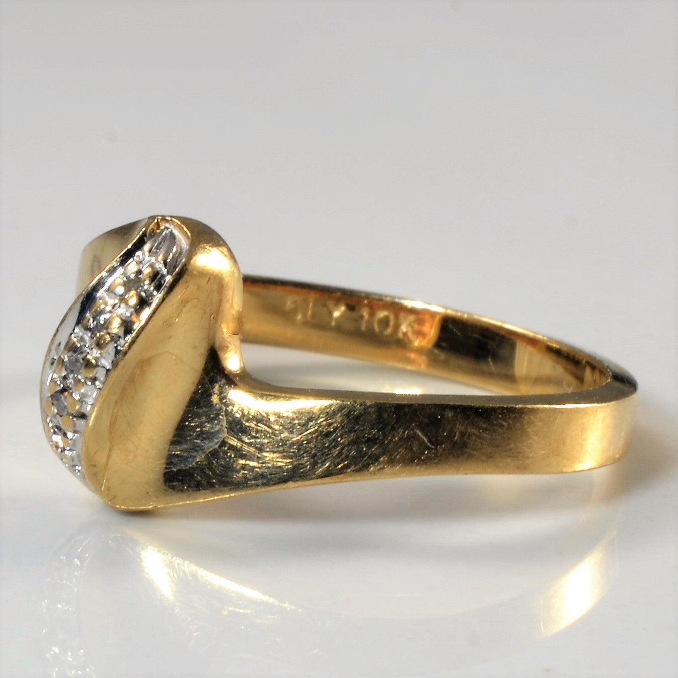 Bypass Diamond Ring | 0.025ctw | SZ 6.5 |