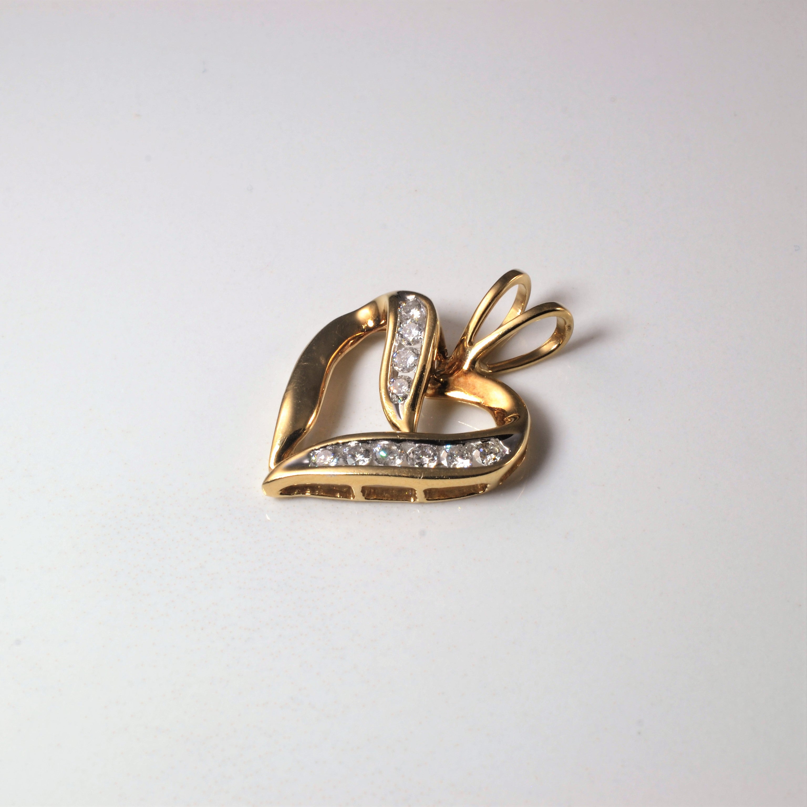 Diamond Heart Pendant | 0.45ctw |