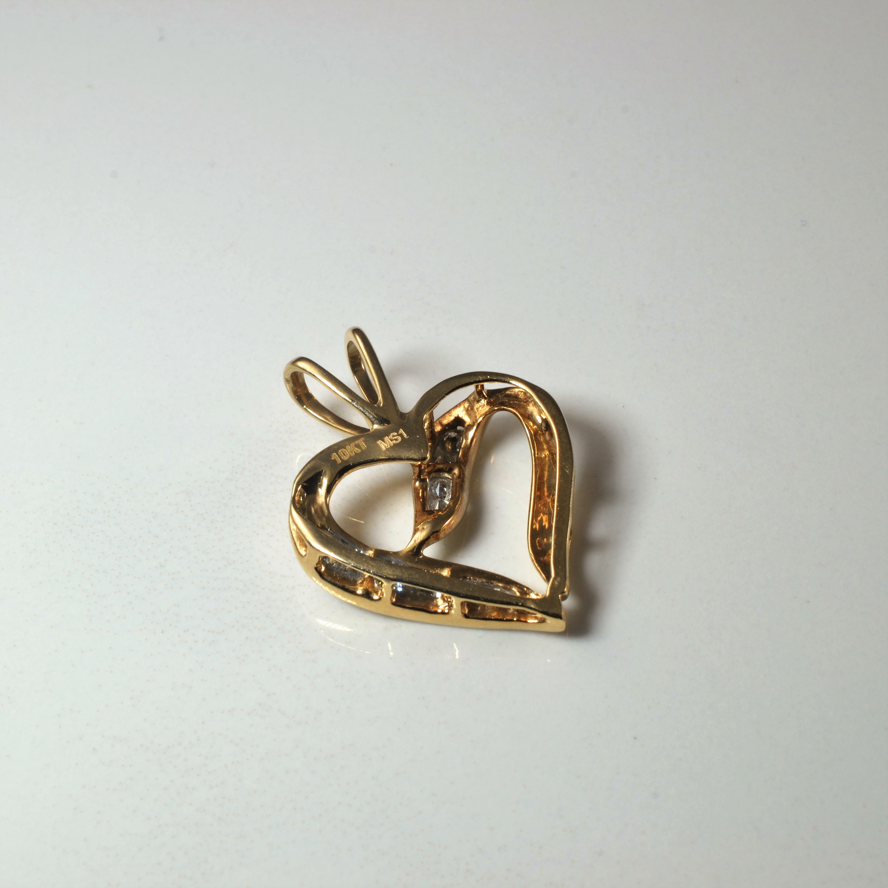 Diamond Heart Pendant | 0.45ctw |