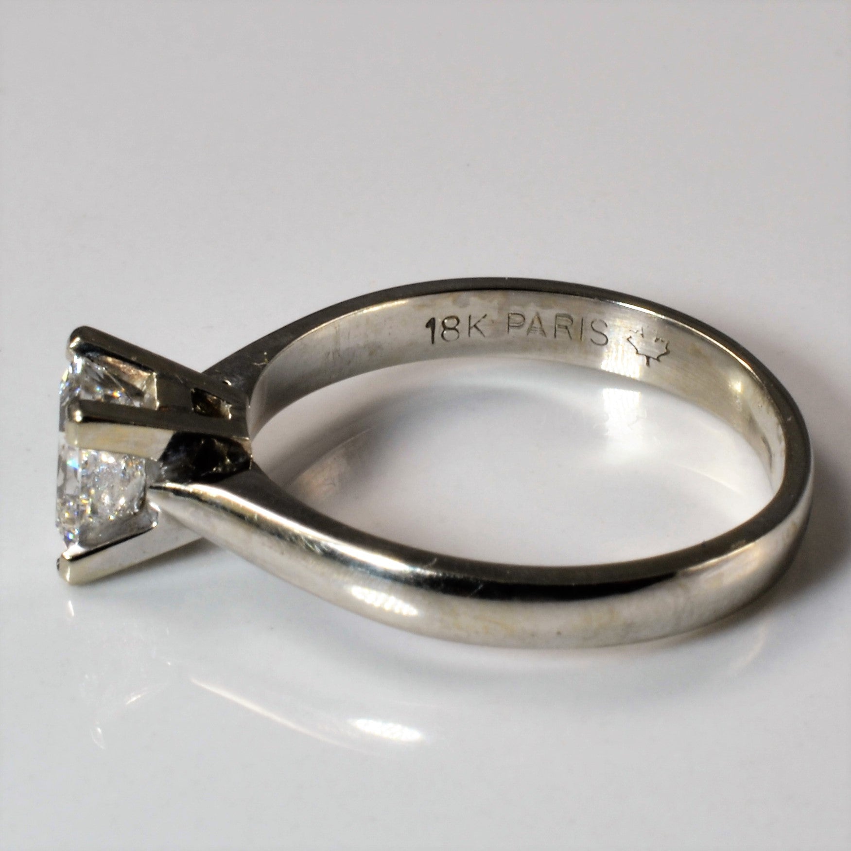 Princess Canadian Diamond Engagement Ring | 1.01ct | SZ 8 |