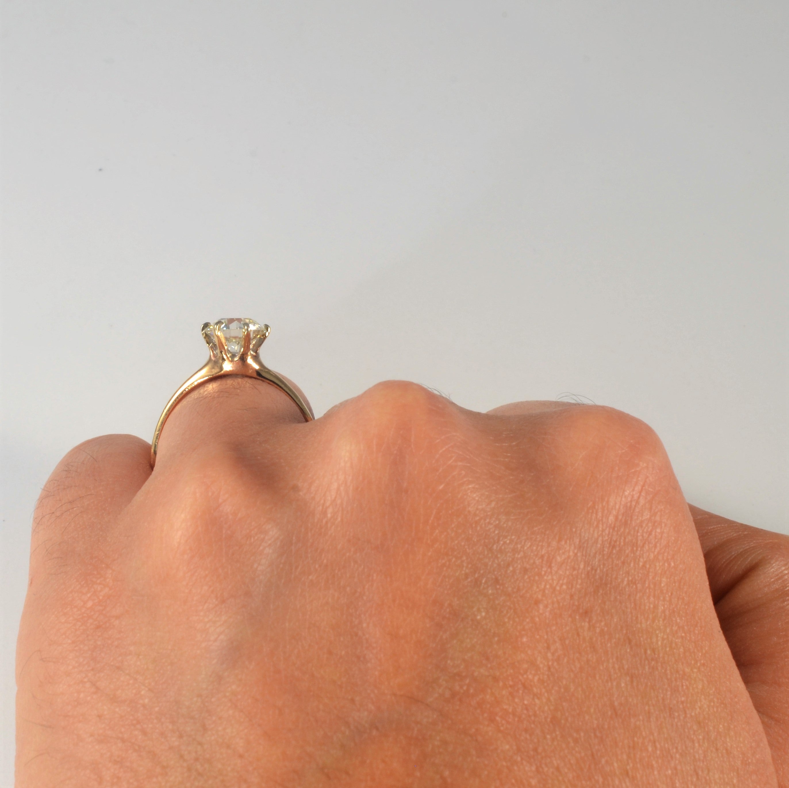 Solitaire Old European Diamond Ring | 1.15ct | SZ 7.5 |