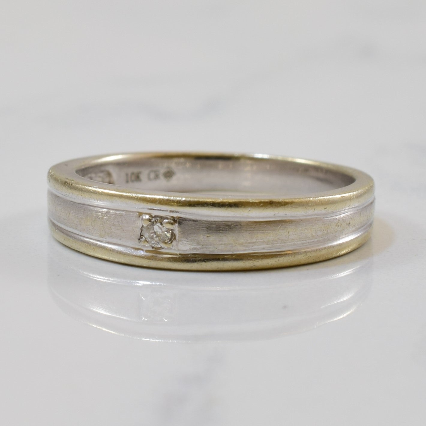 Solitaire Diamond Band | 0.02ct | SZ 6 |
