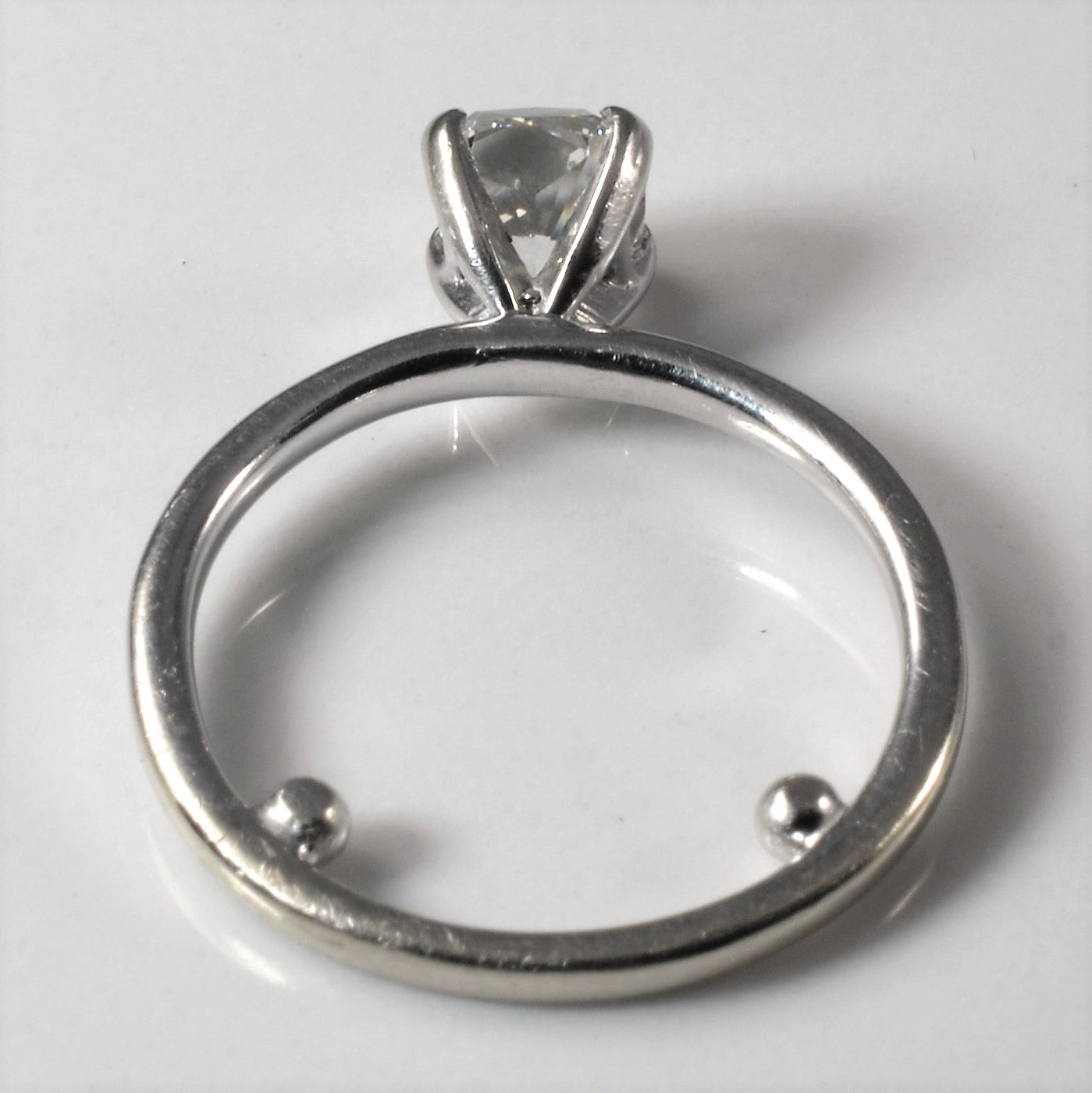 Cushion Cut Solitaire Diamond Engagement Ring | 1.06ct | SZ 5.25 |