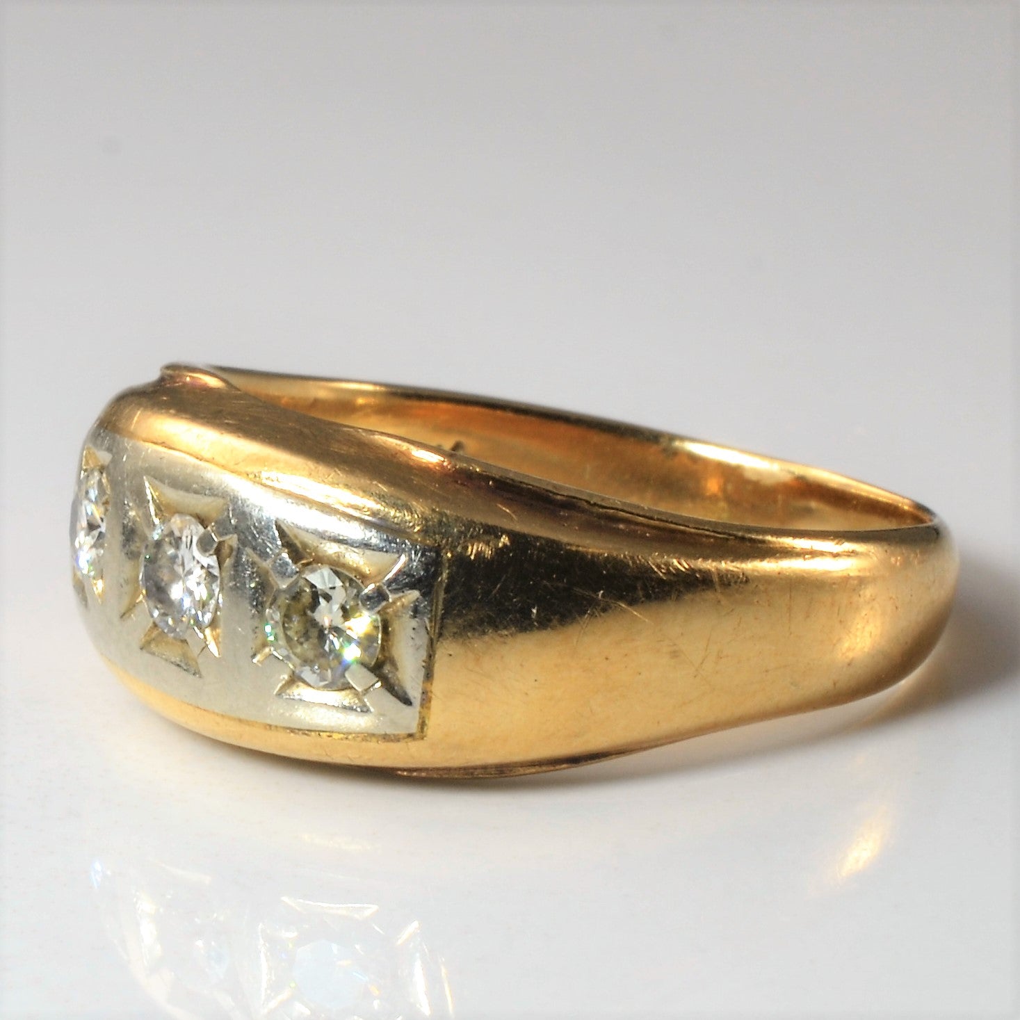 Three Stone Diamond Ring | 0.54ctw | SZ 10.5 |