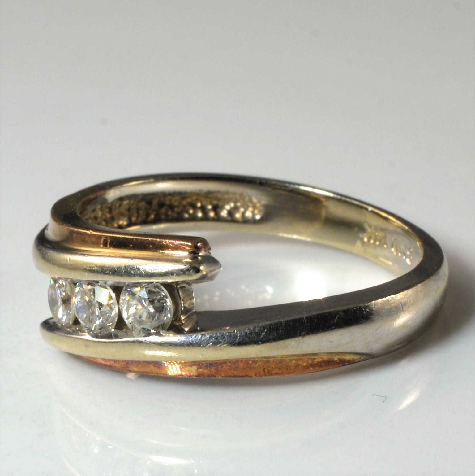 Bypass Channel Set Diamond Ring | 0.30ctw | SZ 6.5 |