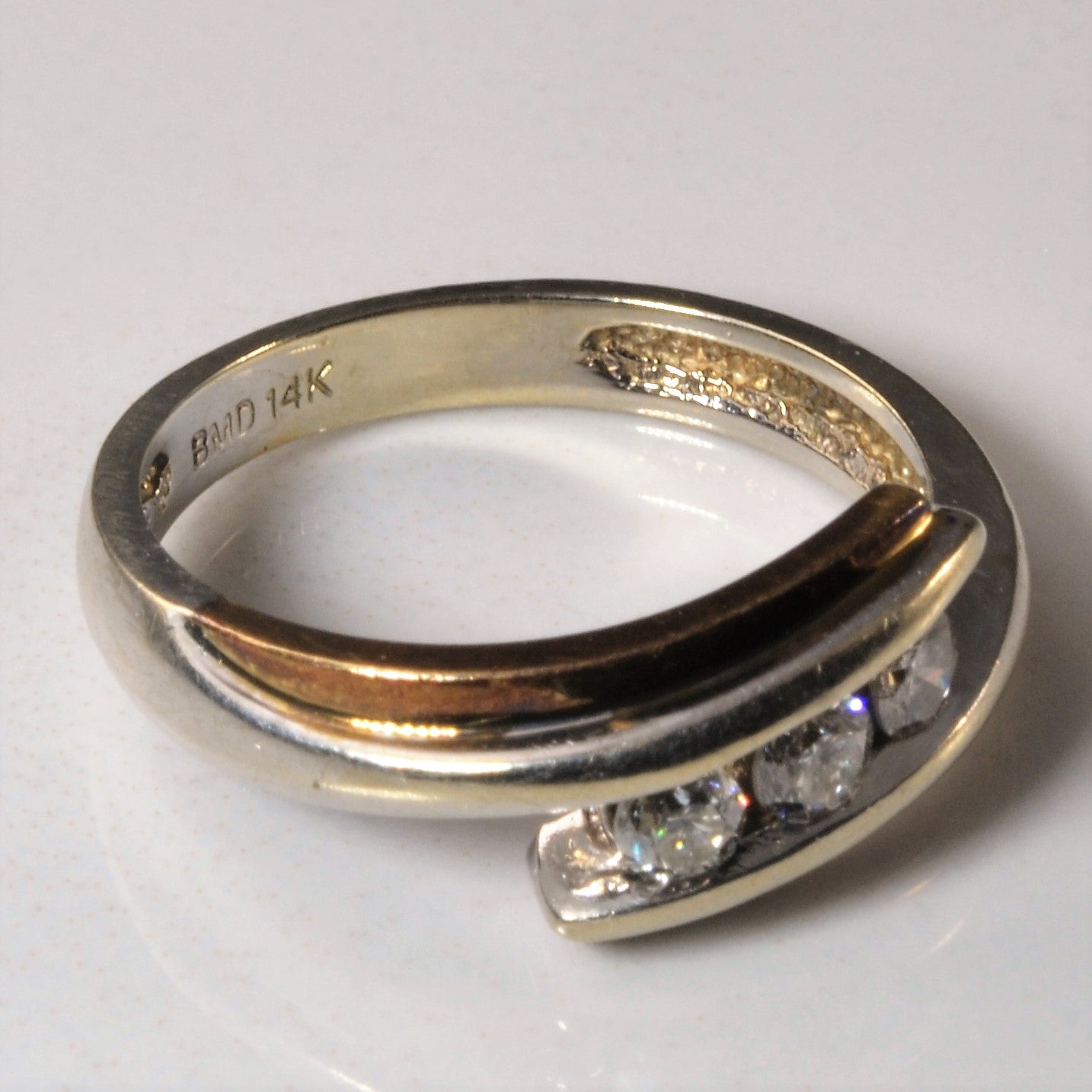 Bypass Channel Set Diamond Ring | 0.30ctw | SZ 6.5 |