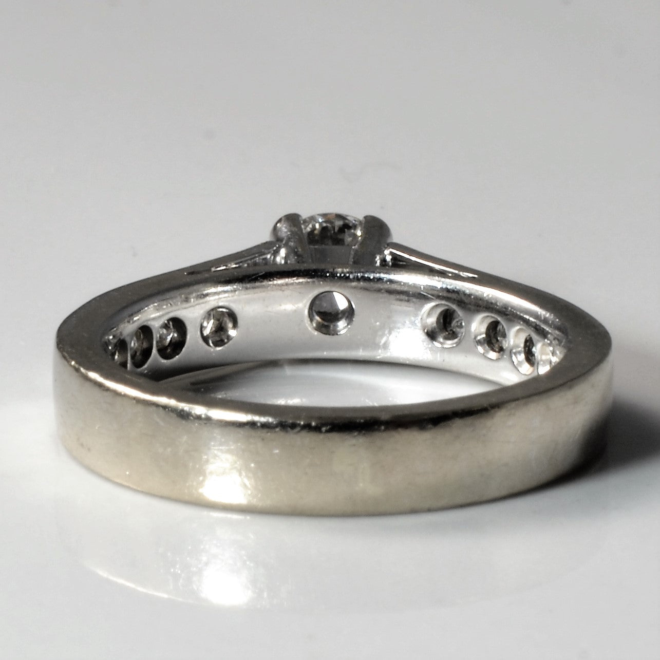 Princess Diamond Detailed Engagement Ring | 1.40ctw | SZ 5.75 |