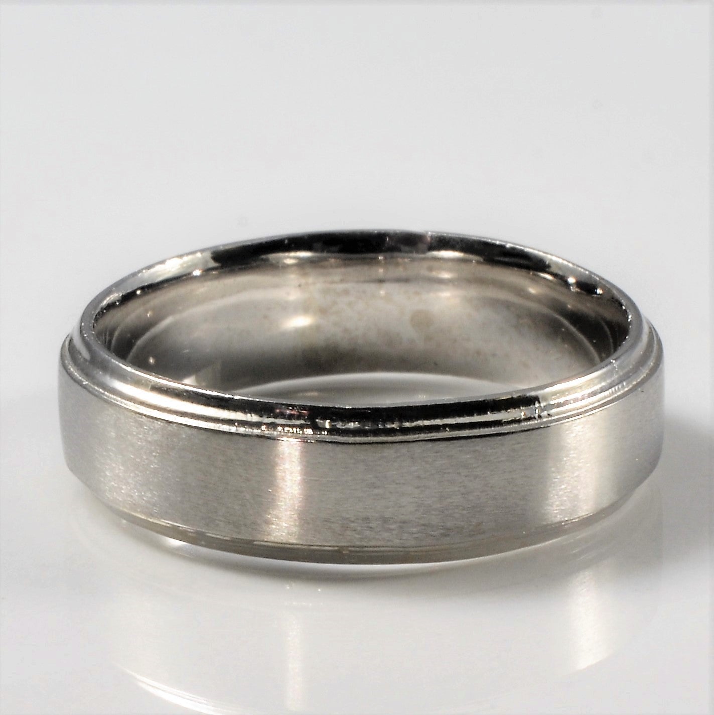 14k White Gold Band | SZ 9.75 |
