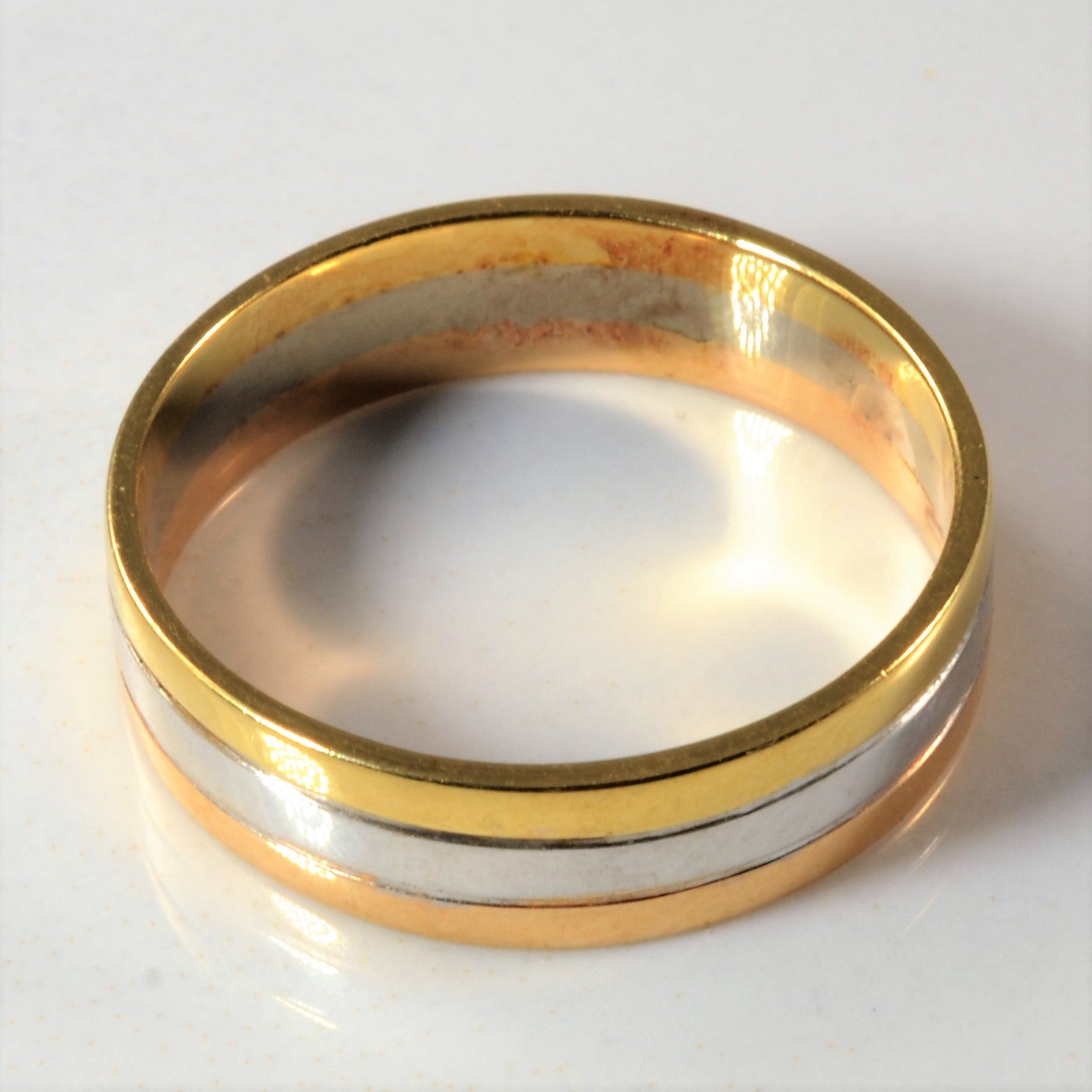 Tri Tone Gold Band | SZ 7.25 |
