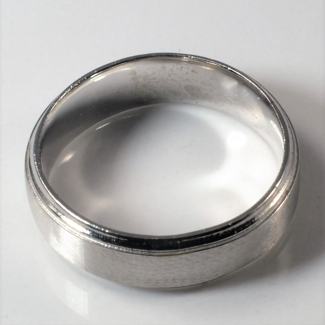 14k White Gold Band | SZ 9.75 |