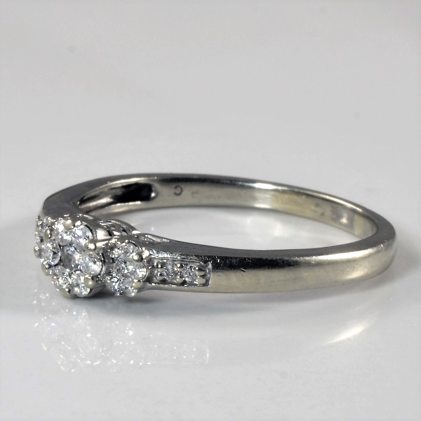 Diamond Cluster Promise Ring | 0.30ctw | SZ 8.5 |
