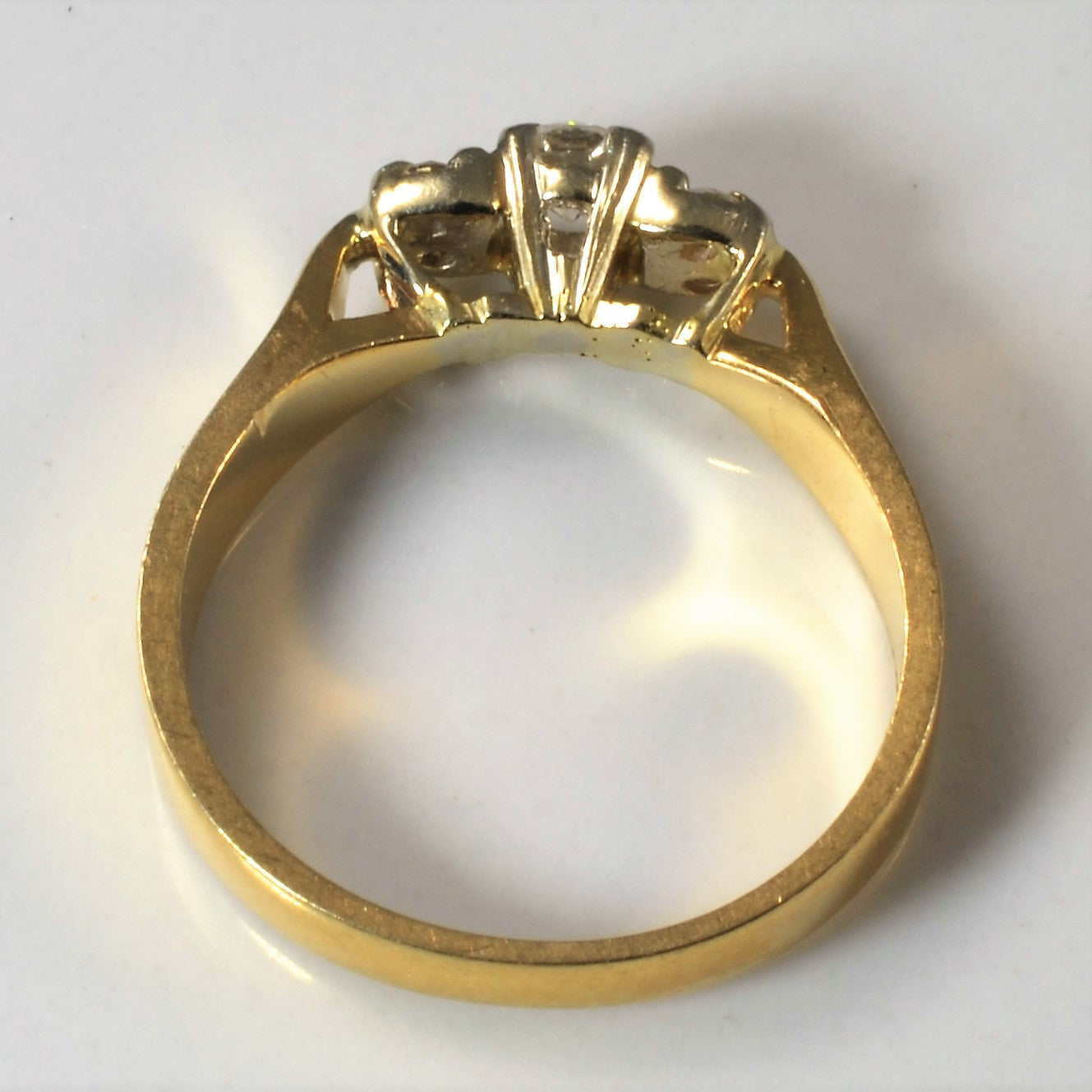 Three Stone Style Diamond Ring | 0.19ctw | SZ 6 |