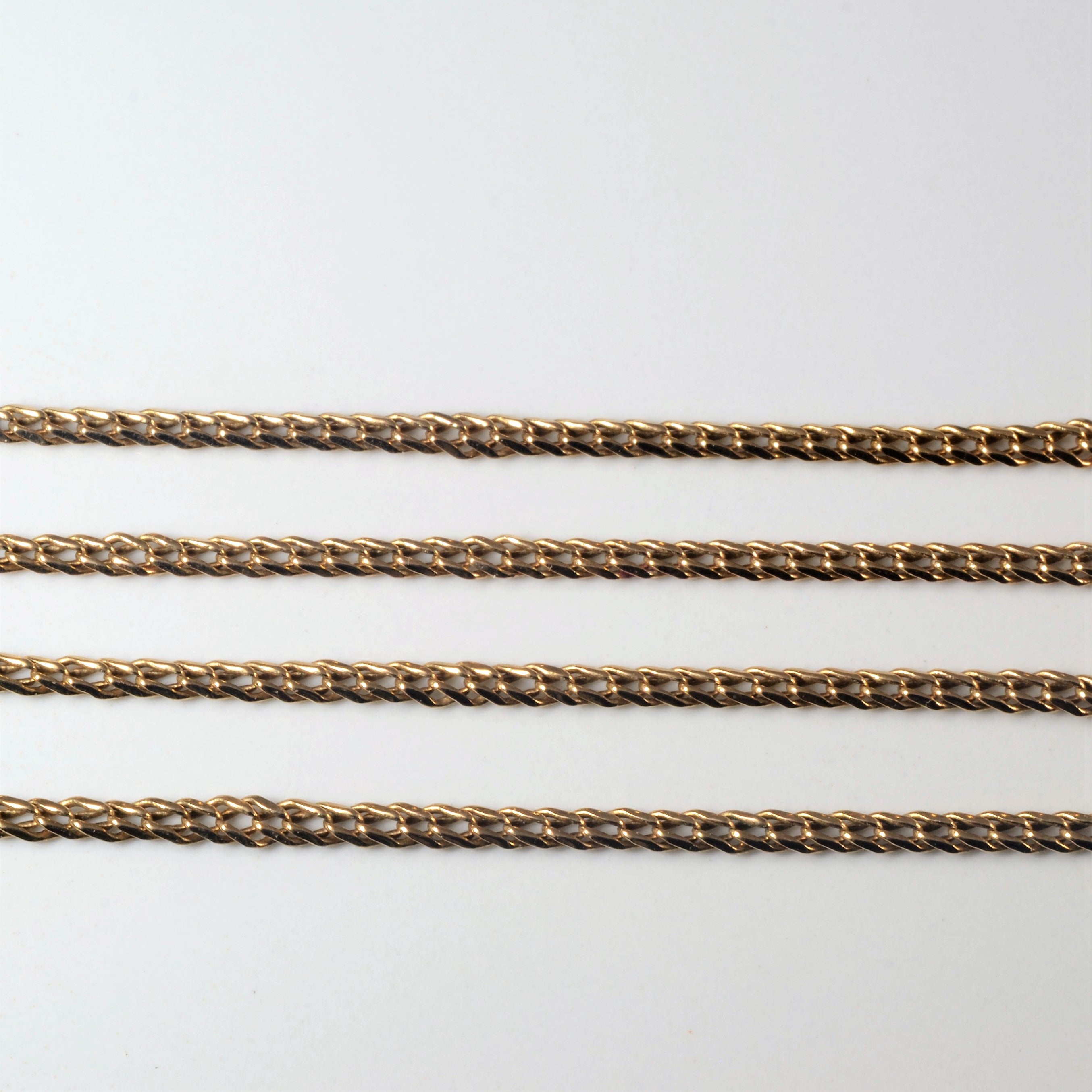 18k Yellow Gold Parallel Chain | 20" |