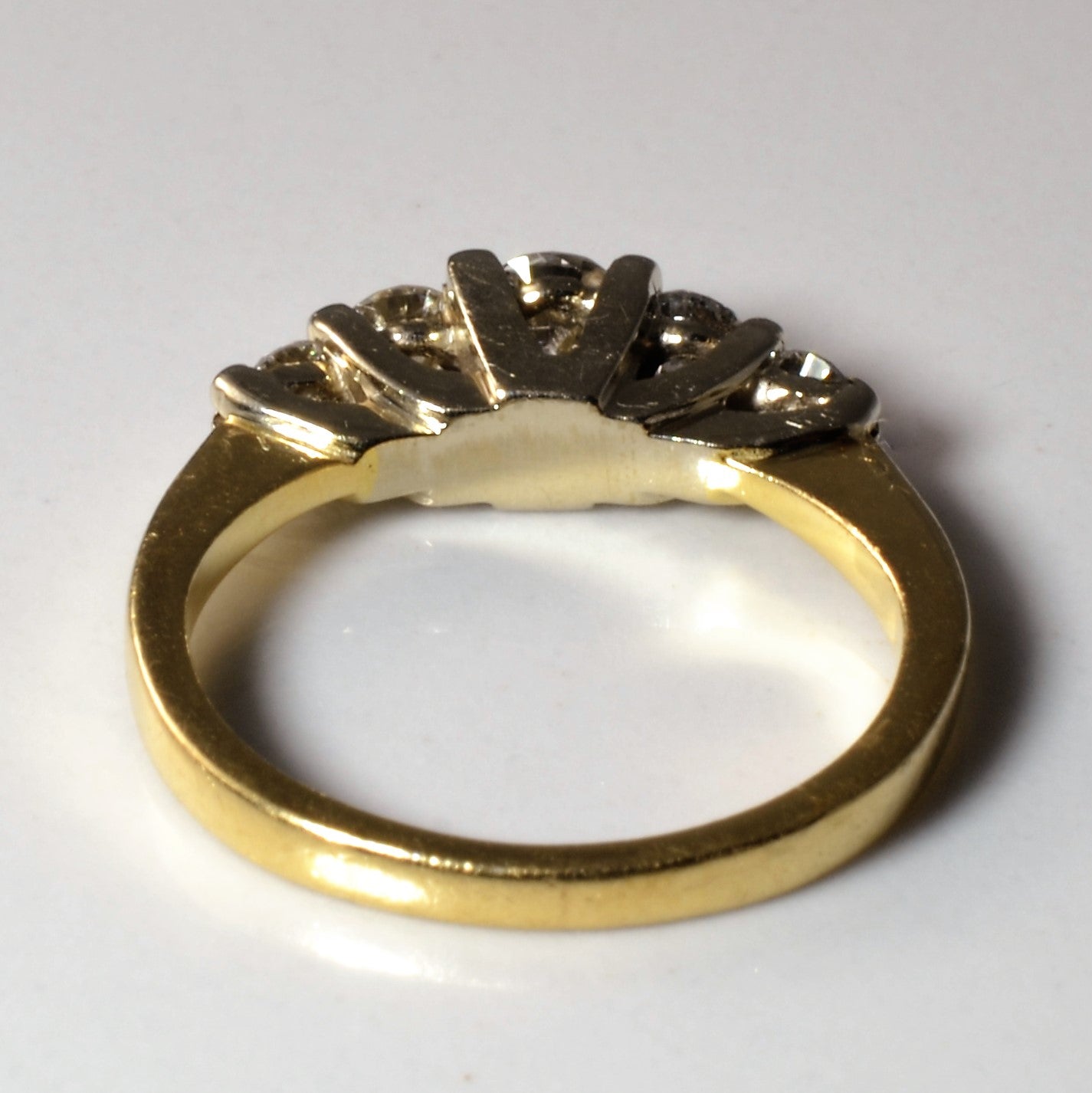 Mixed Cut Five Stone Diamond Ring | 0.52ctw | SZ 4.5 |