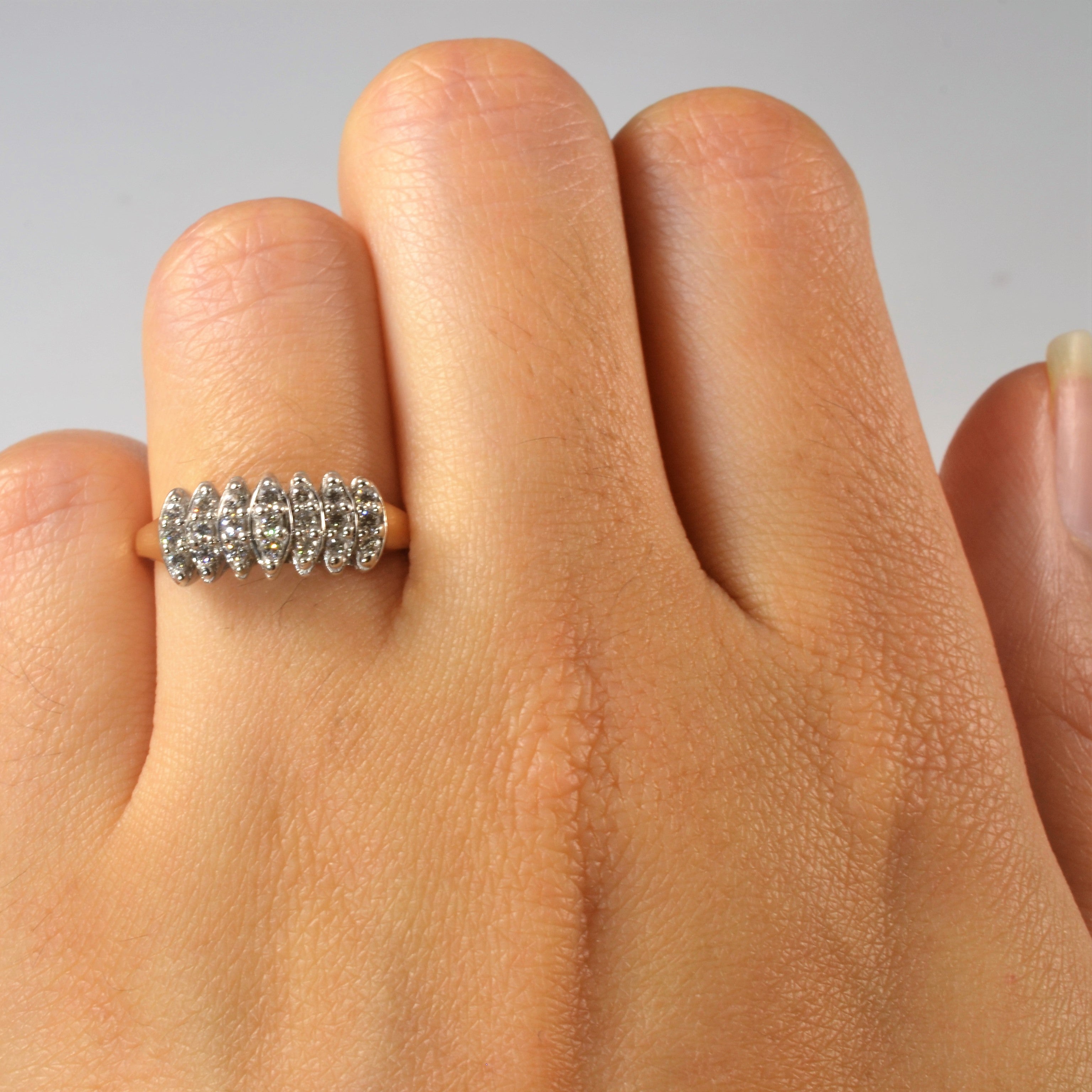 Marquise Step Diamond Ring | 0.16ctw | SZ 6 |