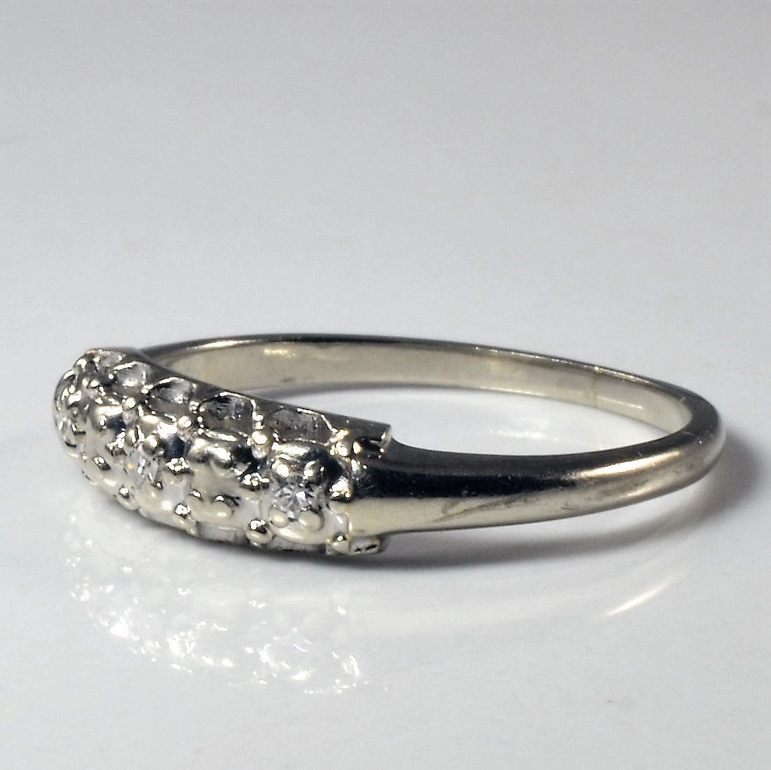 Retro Illusion Set Diamond Ring | 0.03ctw | SZ 6 |