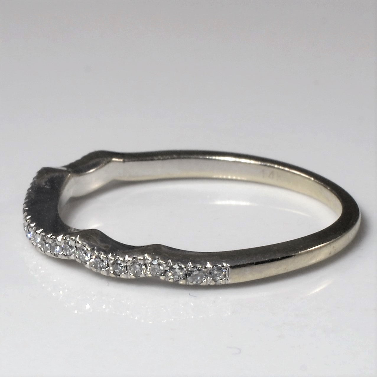 Diamond Contour Band | 0.12ctw | SZ 5.5 |