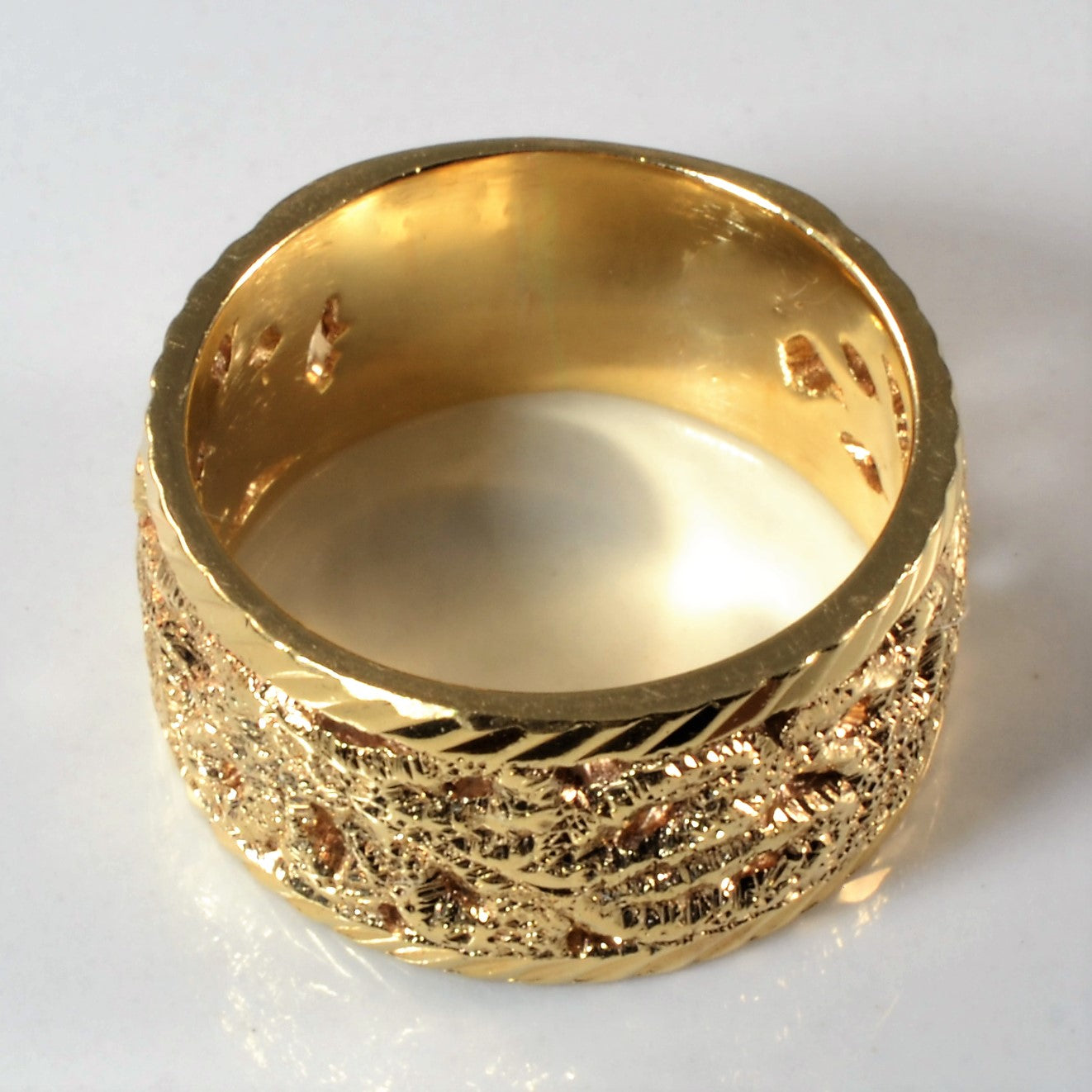 Alliance en or jaune filigrané | Taille 6 |