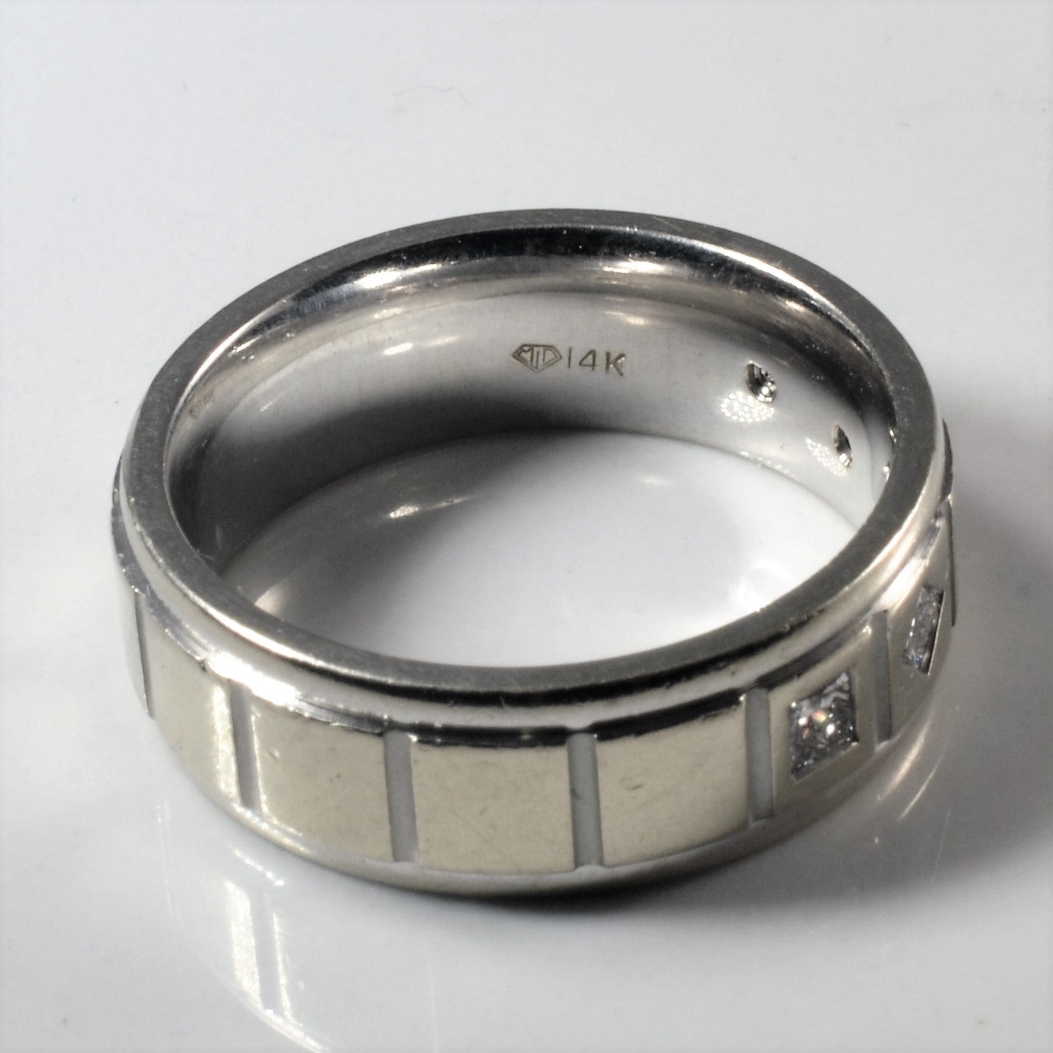 Flush Set Princess Diamond Ring | 0.85ctw | SZ 10 |