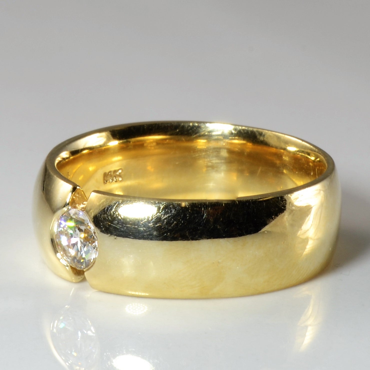 Effy' Semi Bezel Set Diamond Band | 0.36ct | SZ 10.5 |