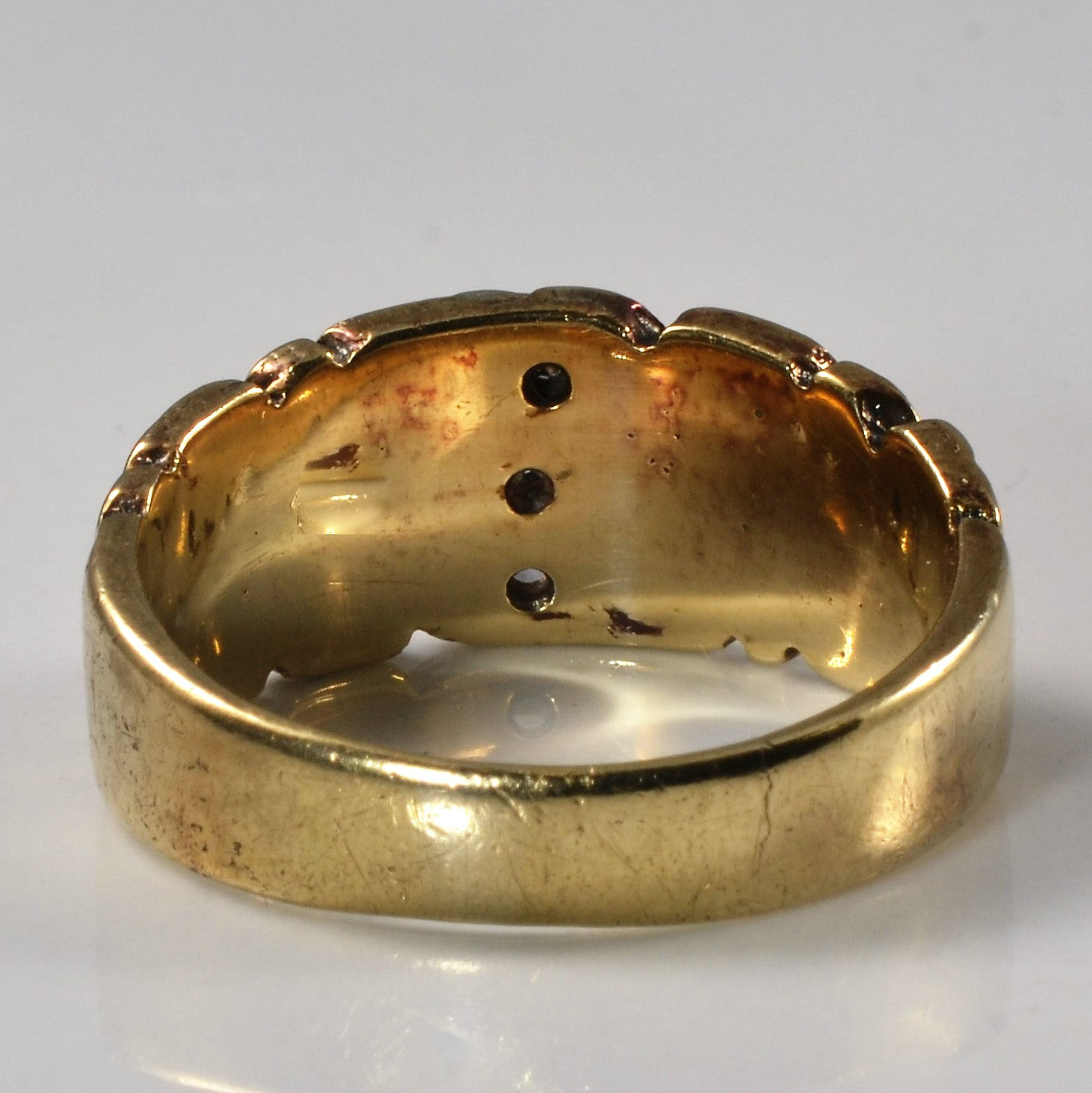 Textured Diamond Ring | 0.07ctw | SZ 10 |