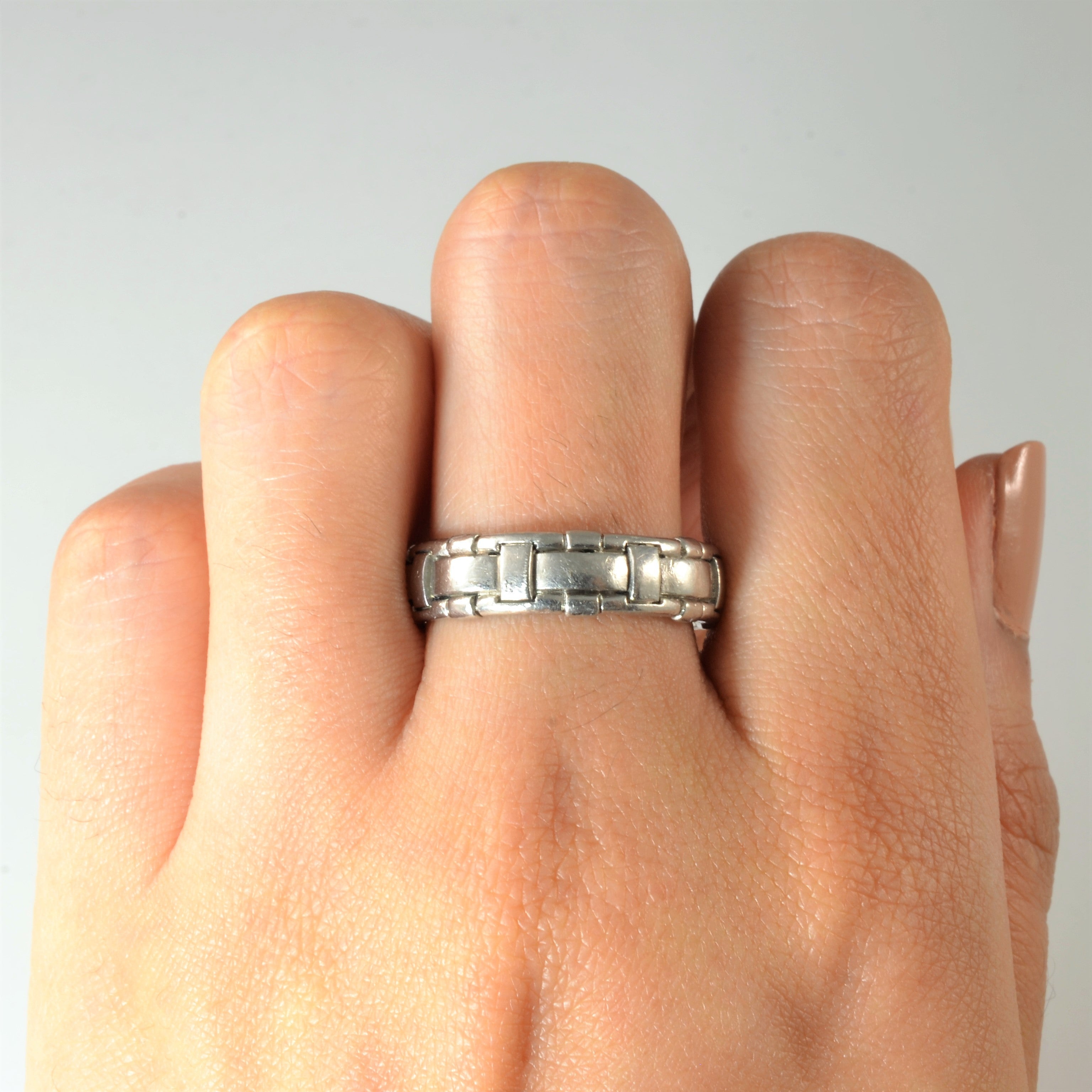 Scott Kay' Textured Palladium Band | SZ 10.25 |