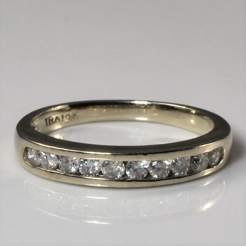 Channel Set Diamond Band | 0.25ctw | SZ 4.75 |