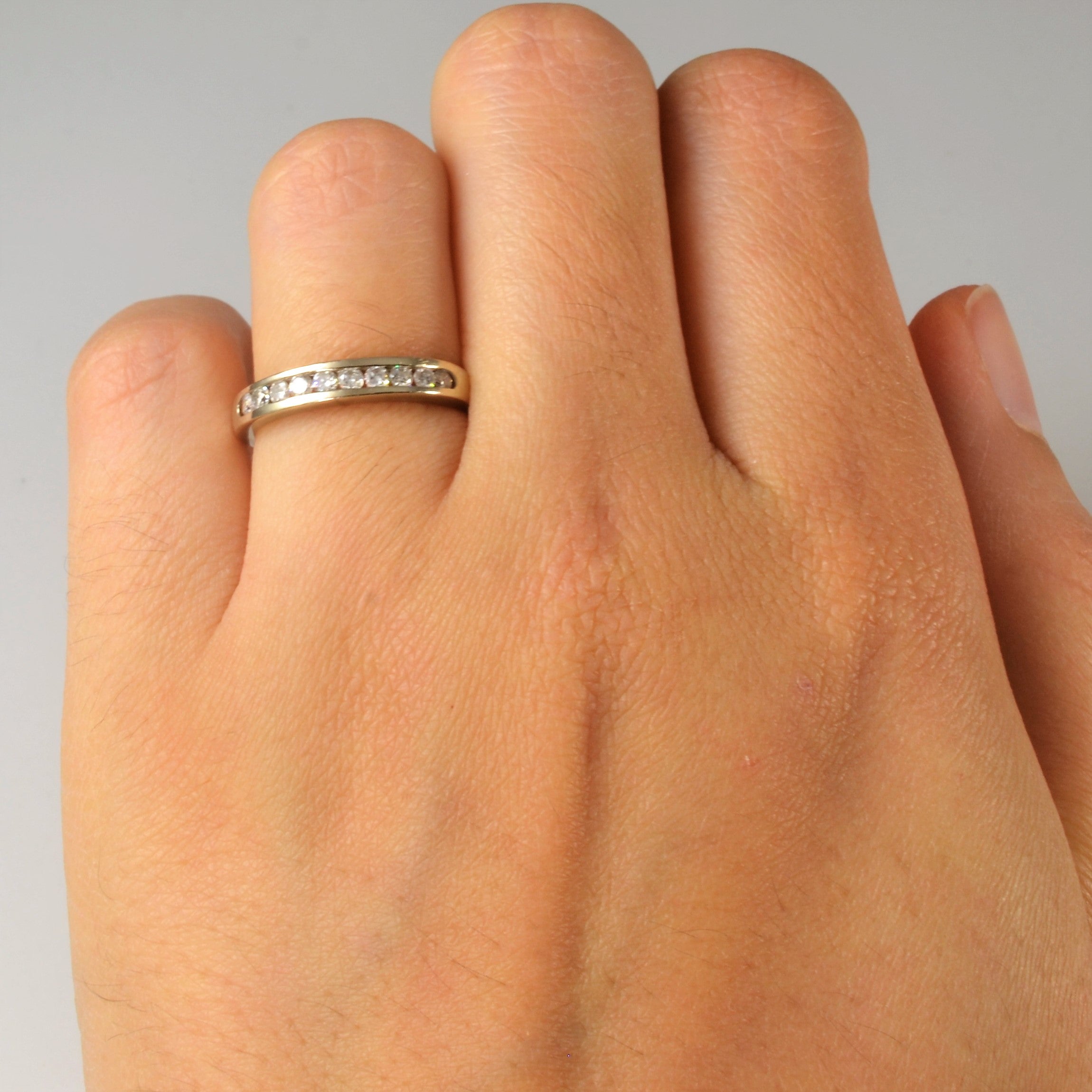 Channel Set Diamond Band | 0.25ctw | SZ 4.75 |