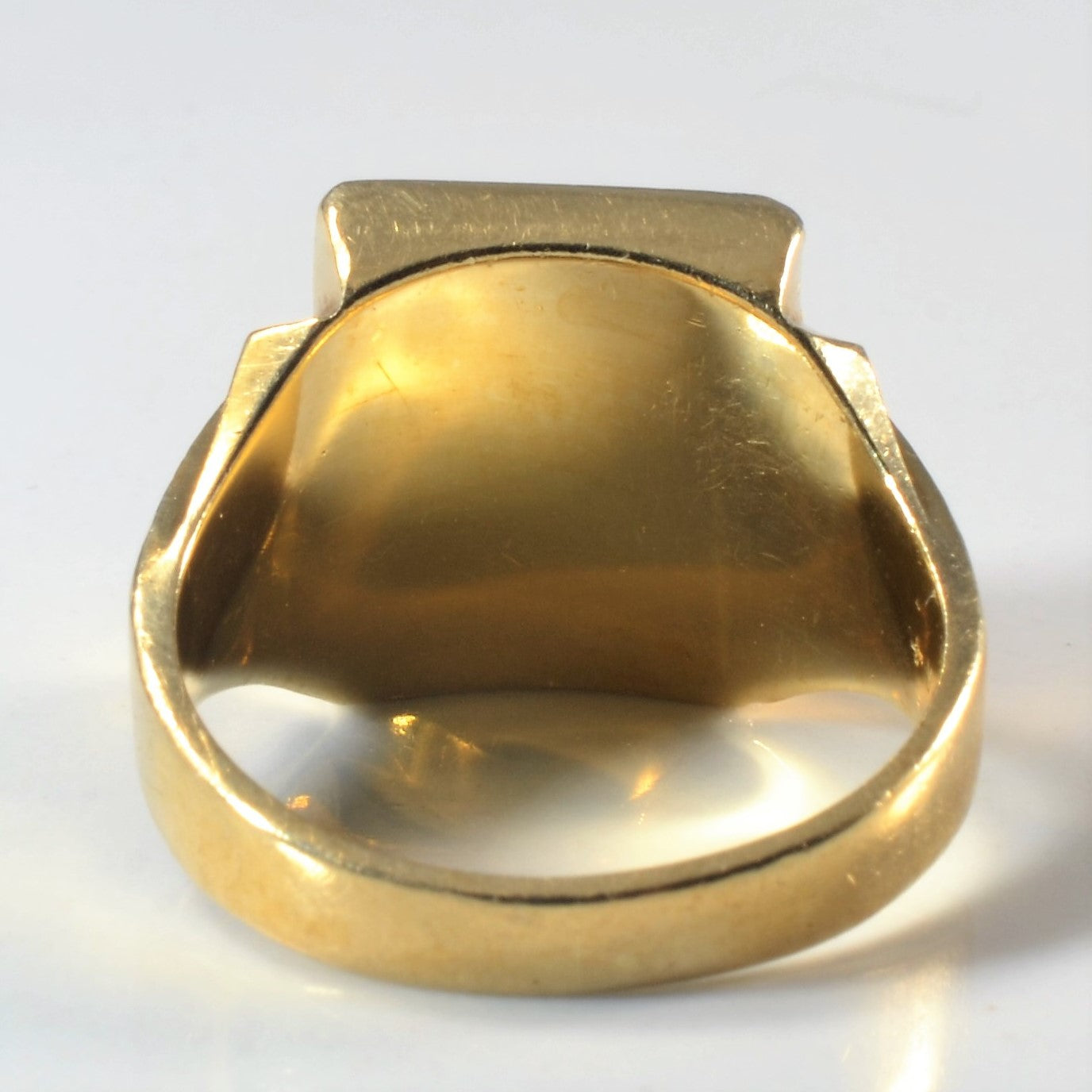 Semi Bezel Hematite Ring | 5.15ct | SZ 8.75 |