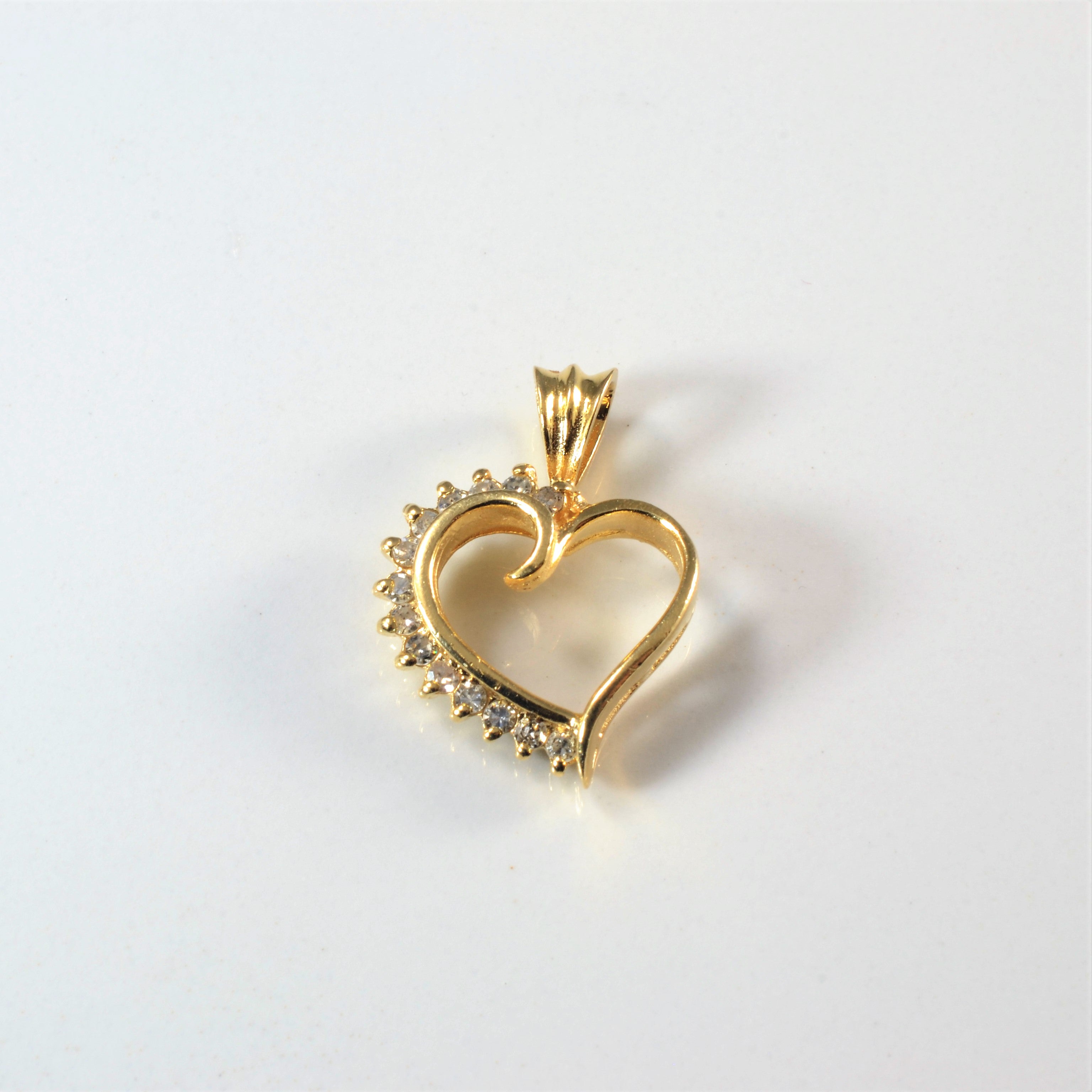 Diamond Heart Pendant | 0.21ctw |