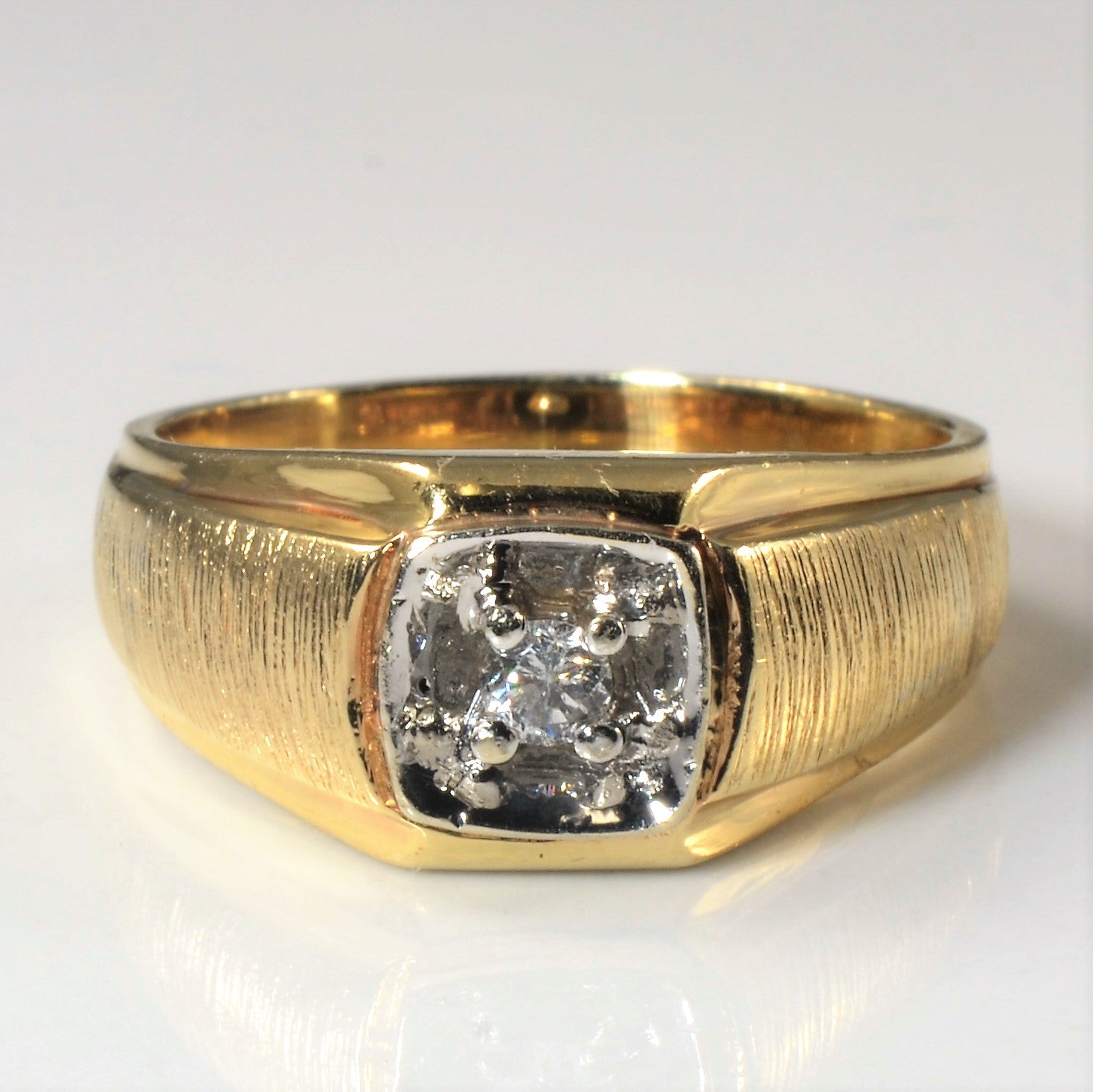Solitaire Diamond Ring | 0.10ct | SZ 8.5 |