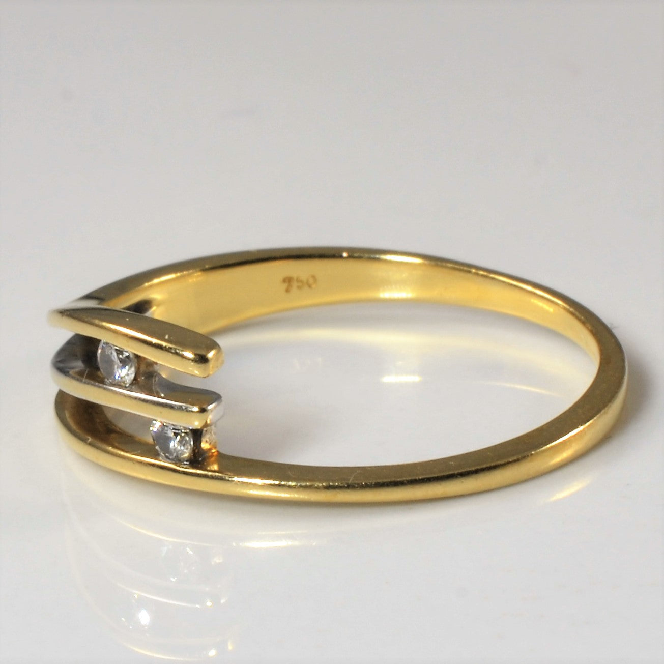 Petite Split Shank Diamond Ring | 0.04ctw | SZ 7.75 |